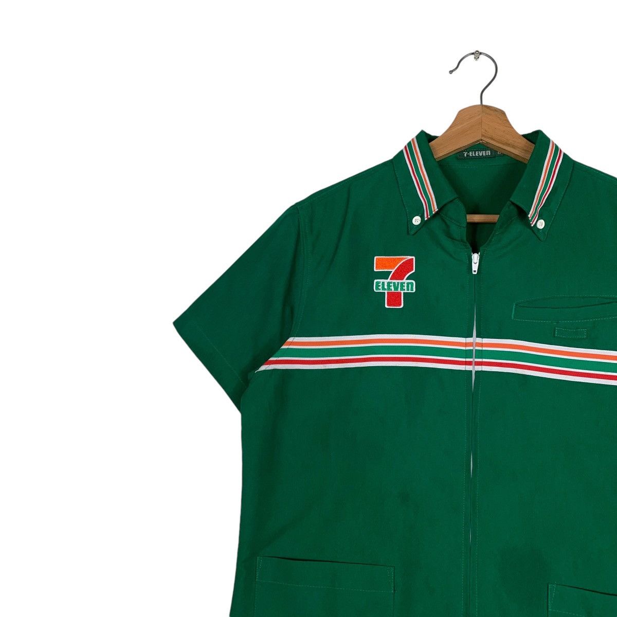 Japanese Brand Vintage 7 Eleven Japanese Worker Uniform Shirt Size US M / EU 48-50 / 2 - 6 Thumbnail