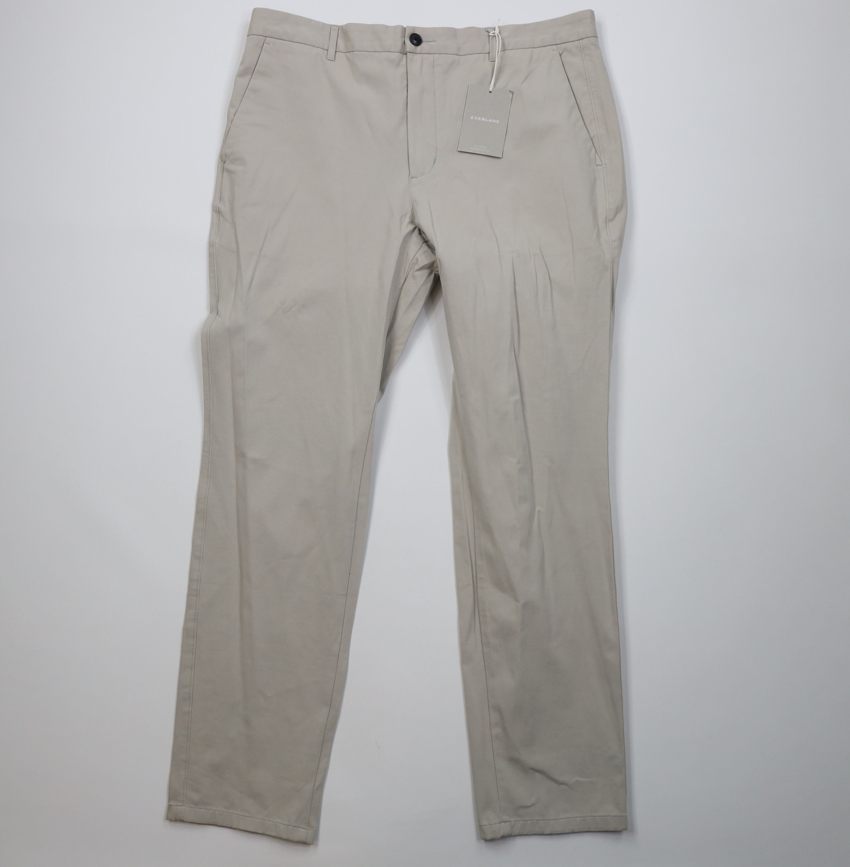 Everlane New Everlane Performance Straight Leg Chino Pants Stone Size US 38 / EU 54 - 1 Thumbnail