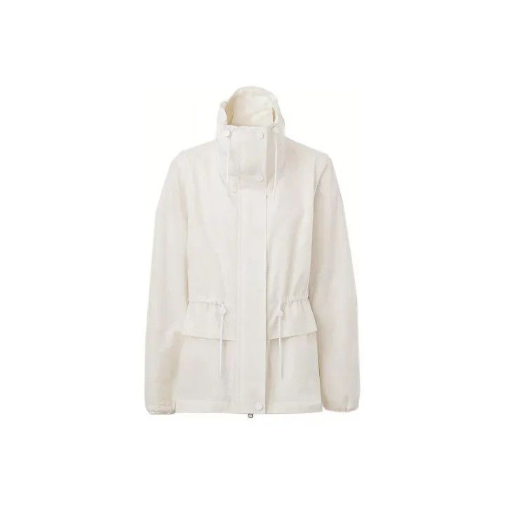 Burberry Burberry SS22 White Drawstring Long Sleeve Jacket 0079 Size M / US 6-8 / IT 42-44 - 1 Thumbnail