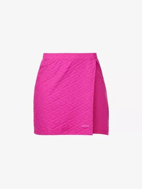 Versace o1y0226 Mini Skirt in Fuchsia Size 28" / US 6 / IT 42 - 1 Thumbnail