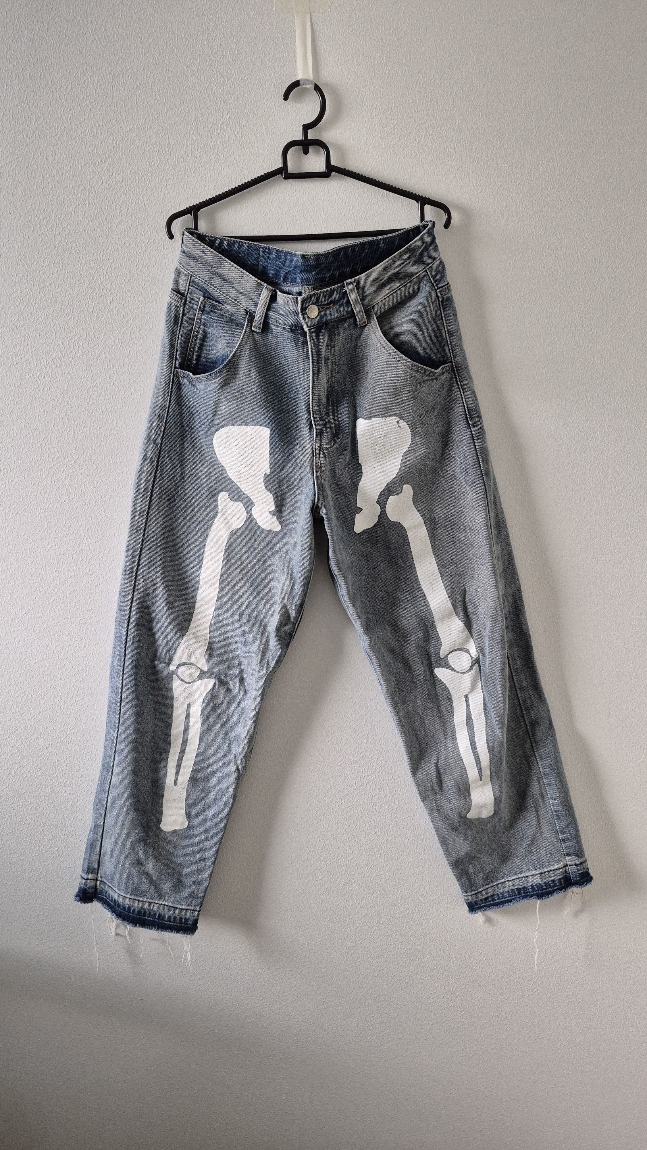 Other Streetwear skeleton denim jeans Size US 32 / EU 48 - 1 Thumbnail