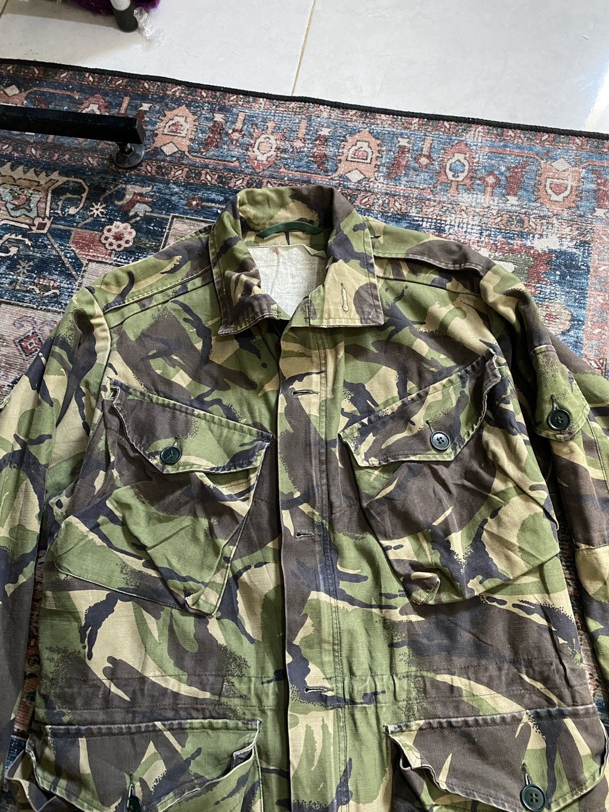 Vintage DPM British military Smock Size US L / EU 52-54 / 3 - 2 Thumbnail
