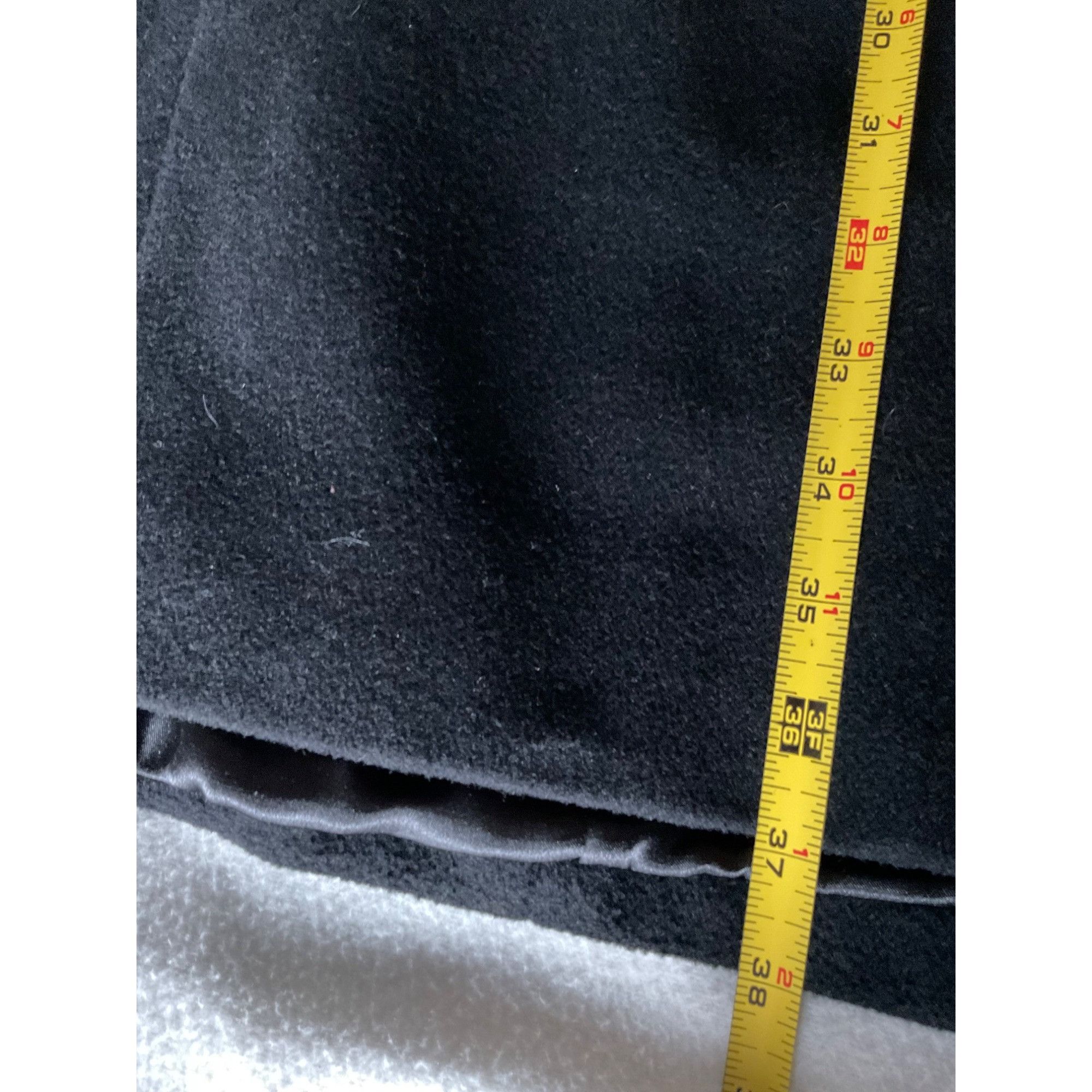 Other Dennis Basso Button Front Wool Coat with Side Slits Black Sz Size 3XL / US 20-22 - 7 Thumbnail