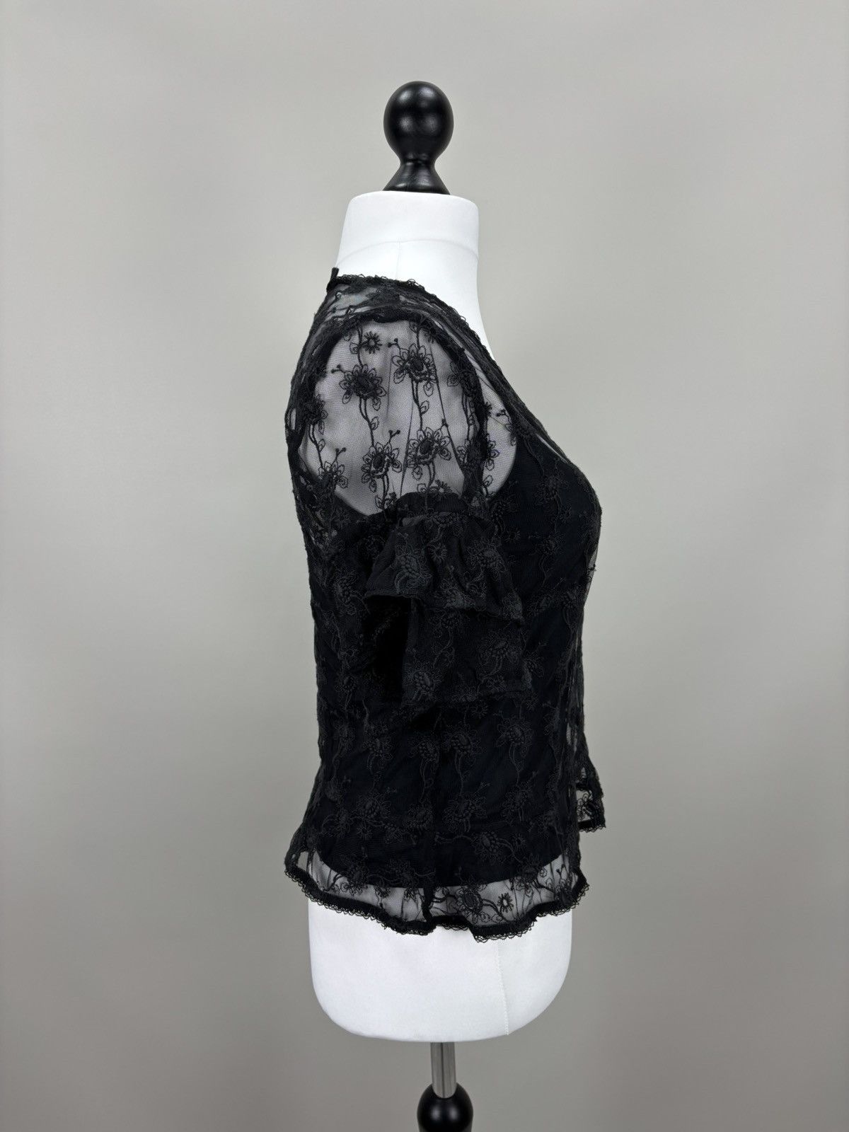 Allsaints Womens blouse AllSaints Size 38 Color Black Size XS / US 0-2 / IT 36-38 - 5 Thumbnail