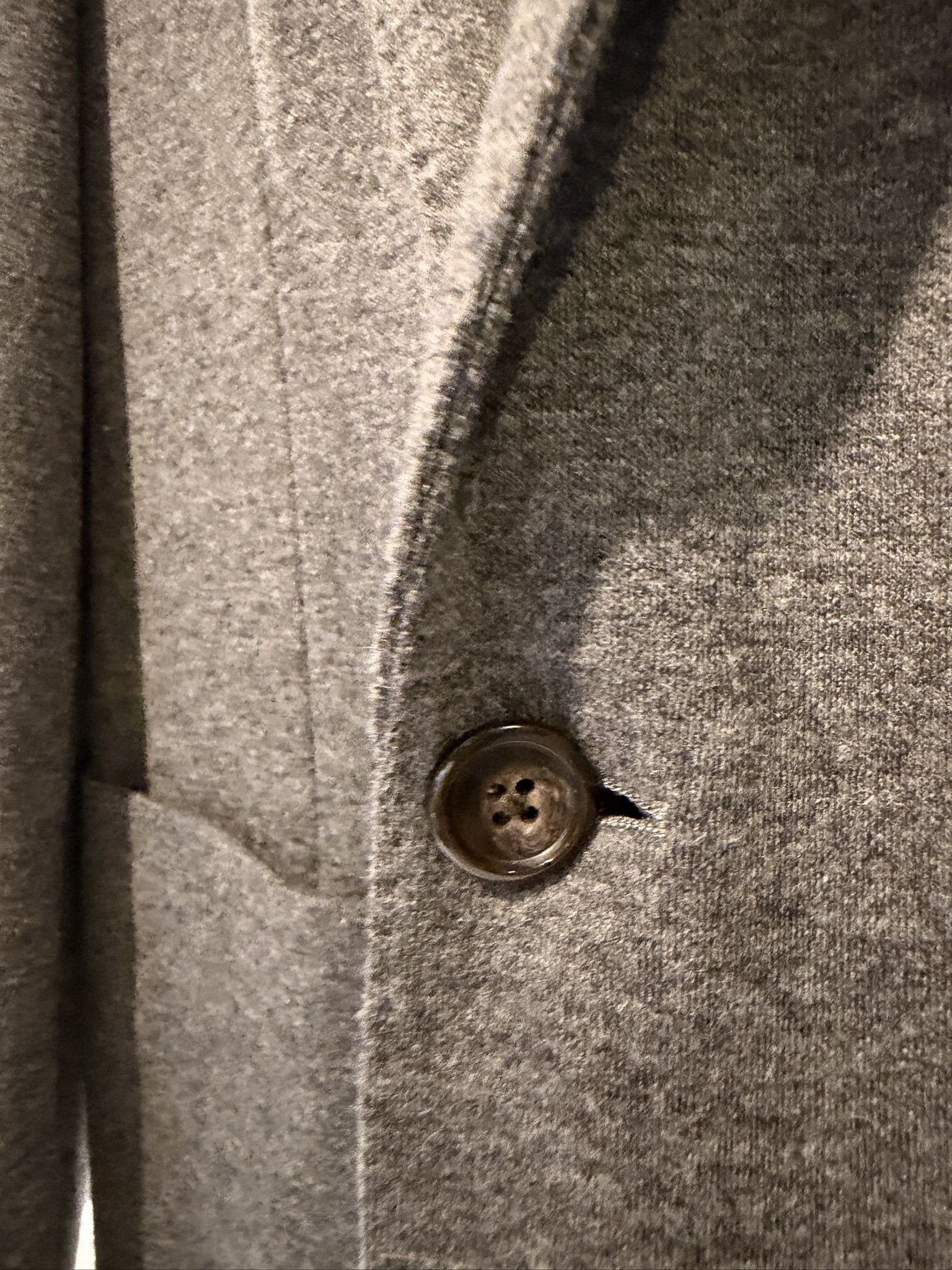 J.Crew J. Crew Gray Jersey Suit Size 36R - 3 Thumbnail