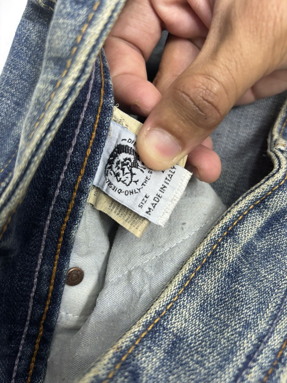Kapital DIESEL RUSTY BAGGY JEANS DISTRESSED DENIM Size US 32 / EU 48 - 12 Thumbnail