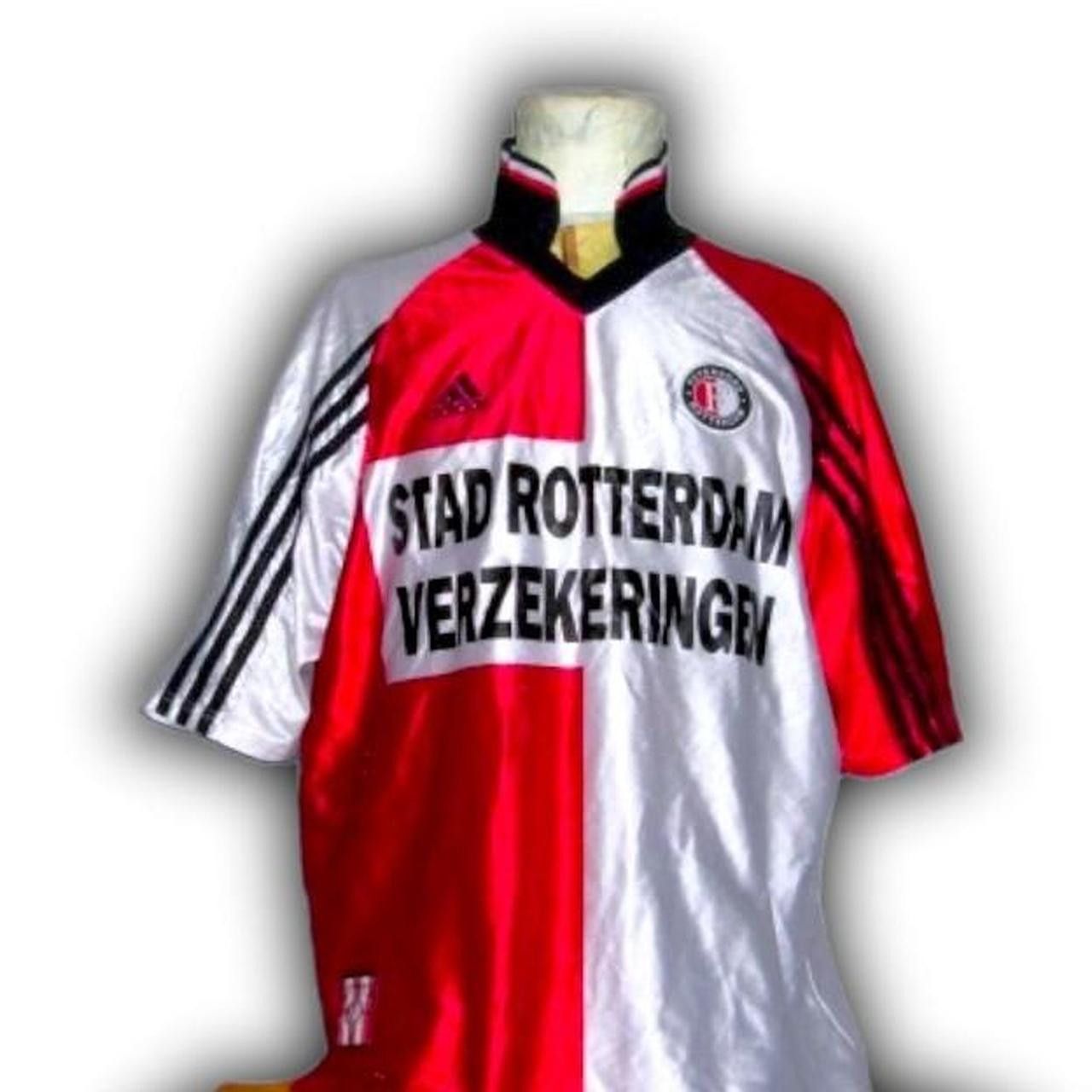 Adidas Fc Feyenoord Rotterdam 1998 1999 Home Shirt Jersey Size US XL / EU 56 / 4 - 2 Thumbnail