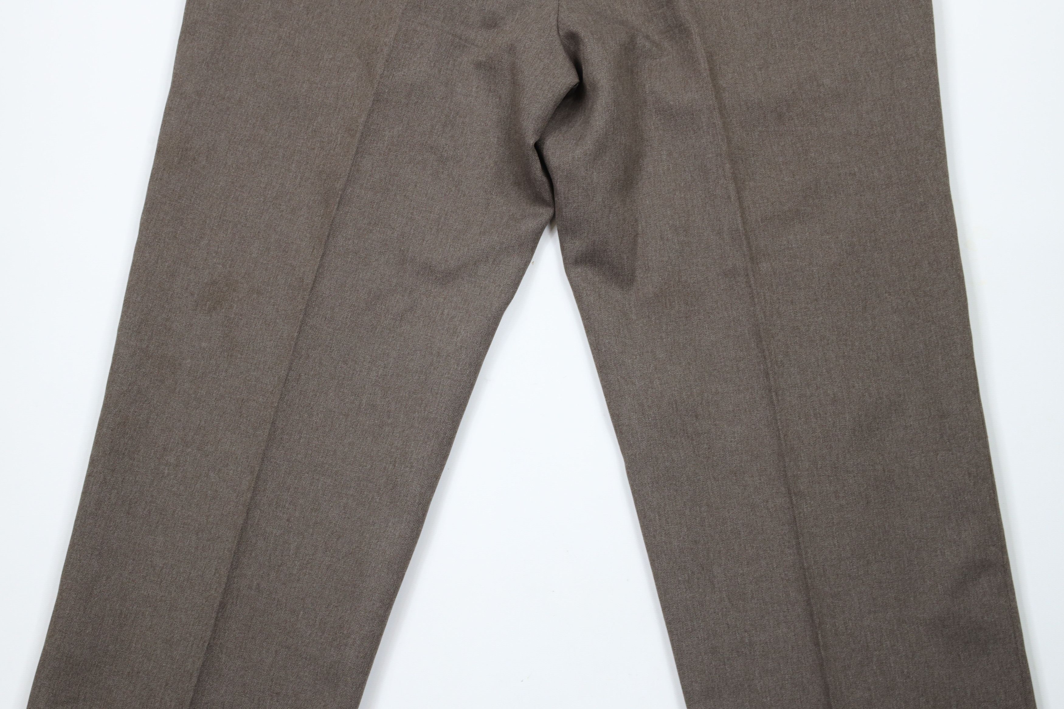 Levi's × Vintage Vintage 90s Levis Knit Flared Chino Pants Heather Brown Size US 36 / EU 52 - 12 Thumbnail