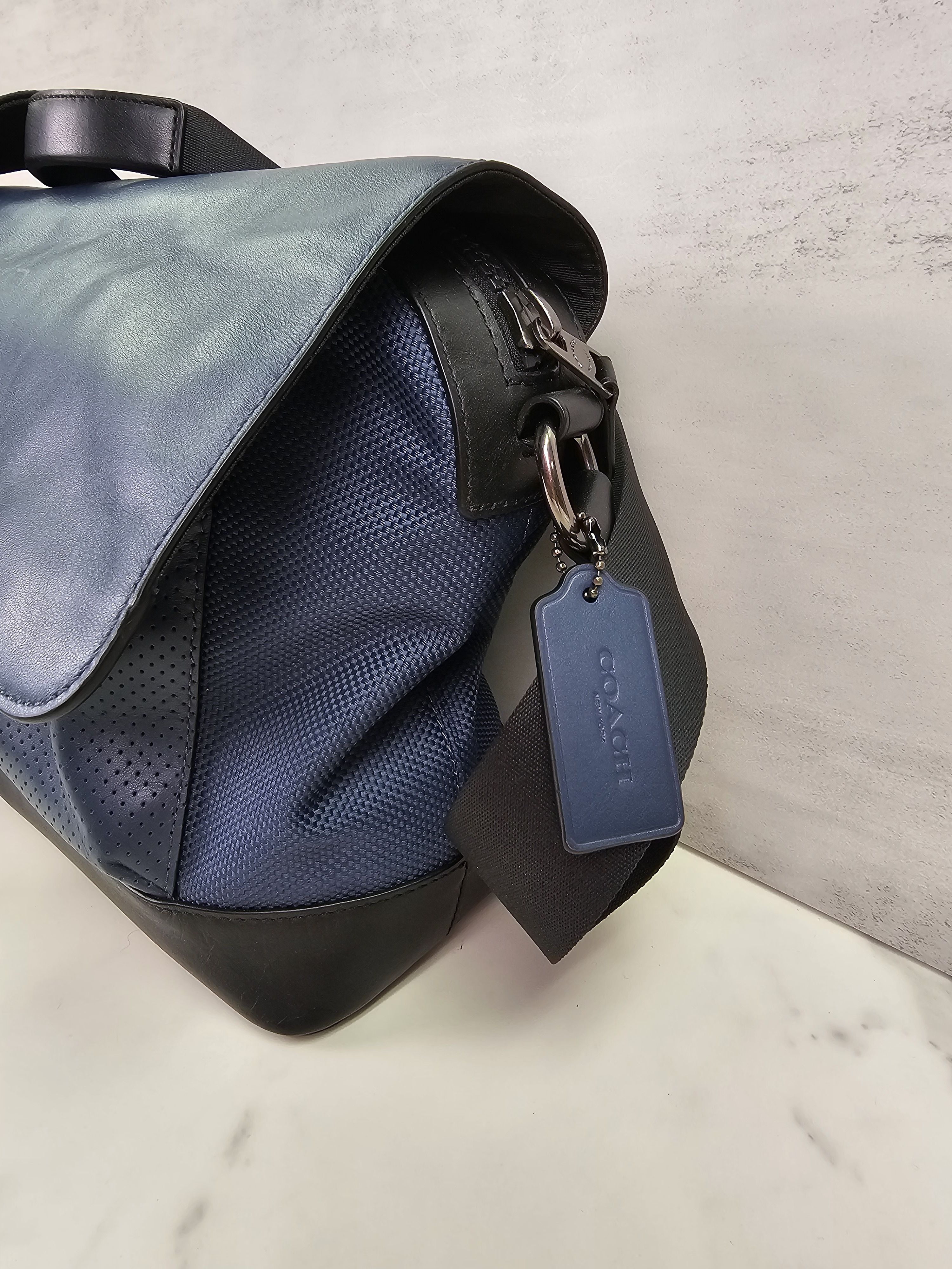 Coach Coach Blue Terrain Bike Crossbody Bag Size ONE SIZE - 3 Thumbnail