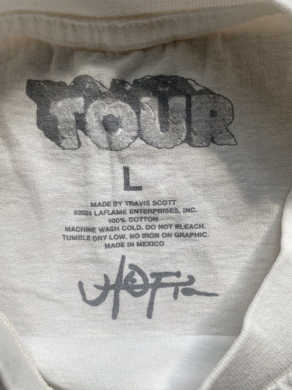 Band Tees × Travis Scott Travis Scott Utopia Skitzo Circus Maximus 2024 Euro Tour Tee Size US L / EU 52-54 / 3 - 10 Thumbnail