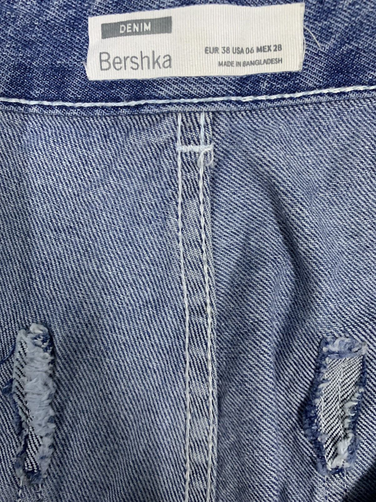 Bershka Vintage Bershka High Waist Baggy Wide Leg Cargo Jeans Size US 30 / EU 46 - 16 Thumbnail