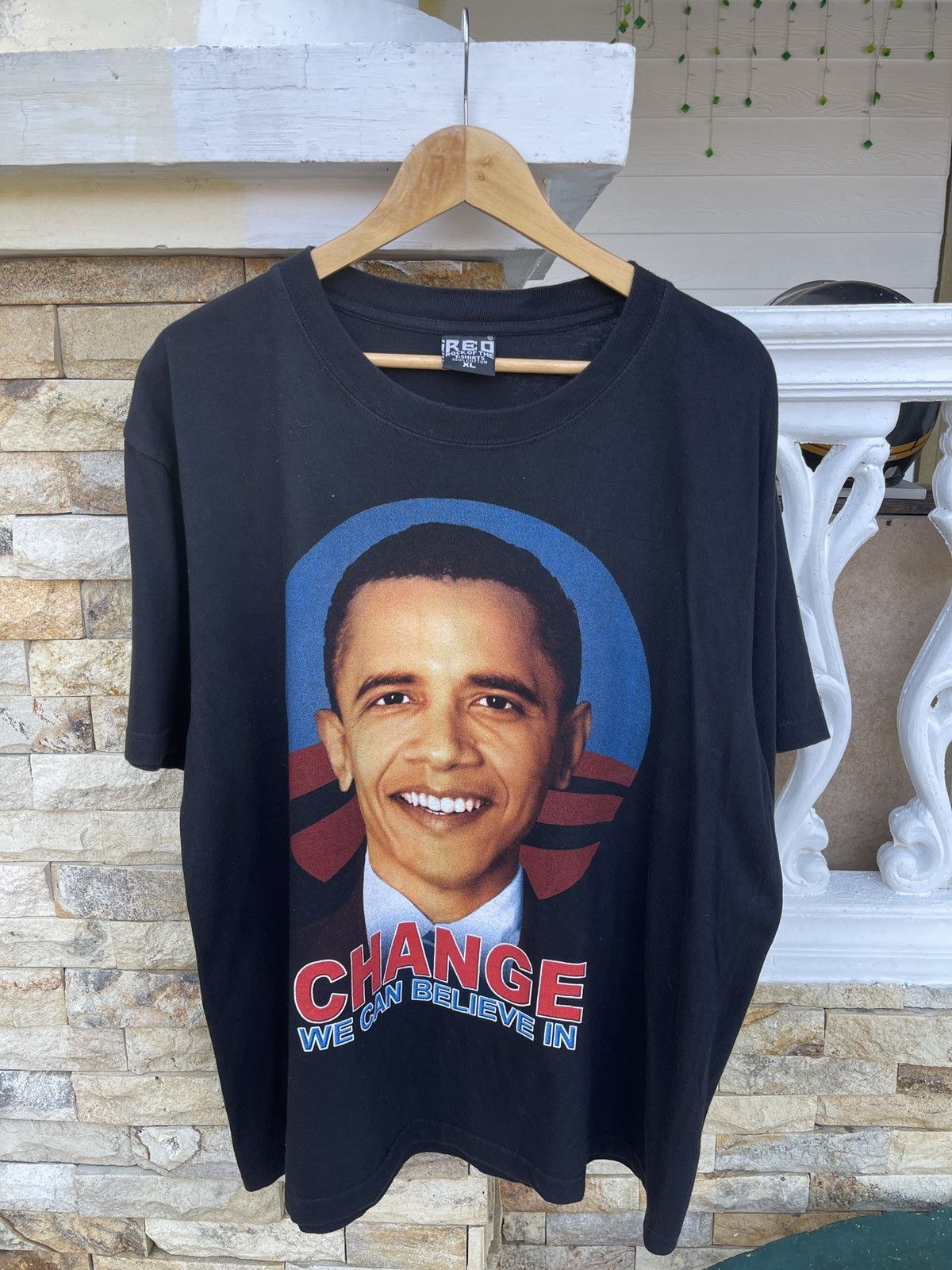 Rap Tees × Vintage Last Drop🔥Vtg OBAMA President’s Change We Can Believe In Tee Size US XL / EU 56 / 4 - 1 Thumbnail