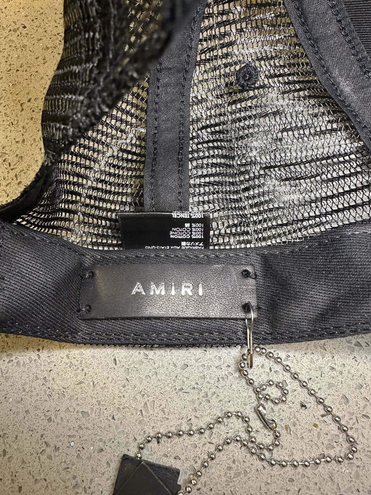 Amiri Rare AMIRI Core Logo Trucker Hat Size ONE SIZE - 5 Thumbnail