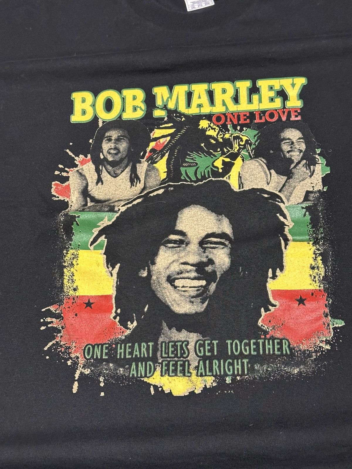 Rap Tees Vintage Bob Marley One Love T-shirt Size US XXL / EU 58 / 5 - 2 Thumbnail