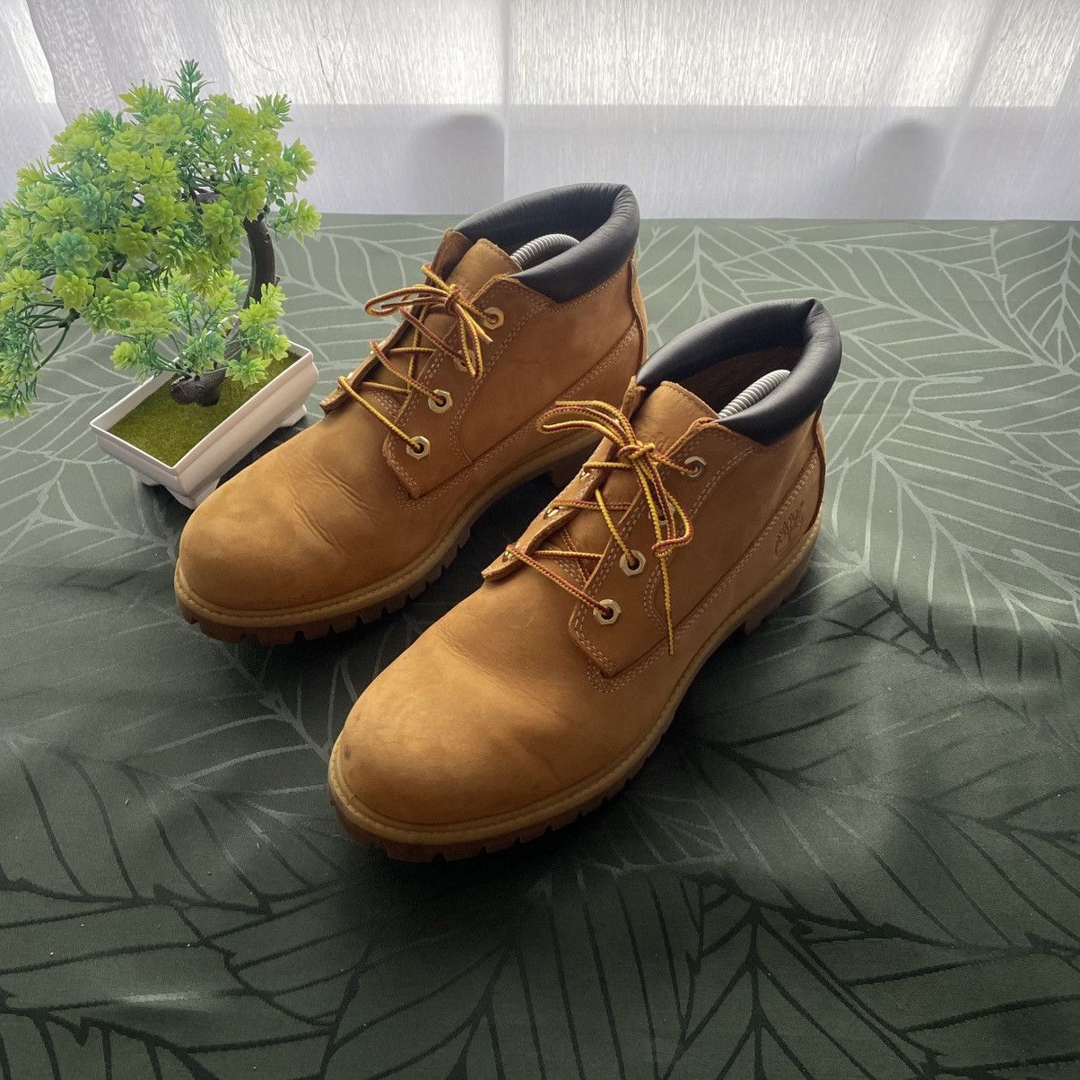 Timberland Timberland Leather Low Boots Yellow Size US 8.5 / EU 41-42 - 2 Thumbnail