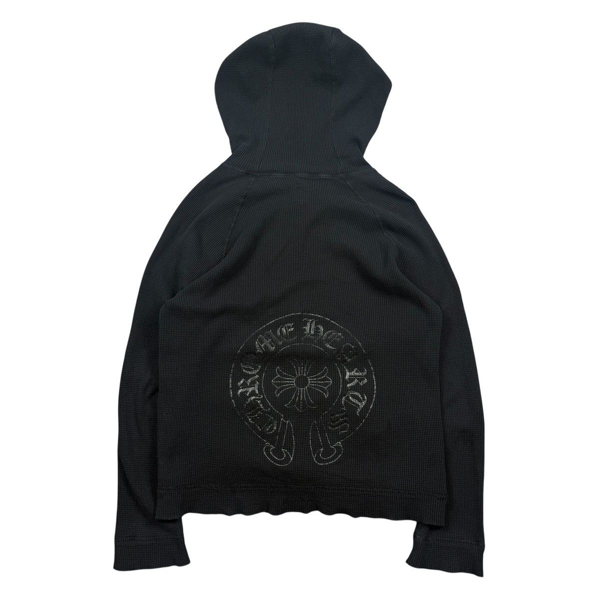 Chrome Hearts Chrome Hearts Horseshoe Thermal ‘Black’ Hoodie Size US M / EU 48-50 / 2 - 1 Thumbnail