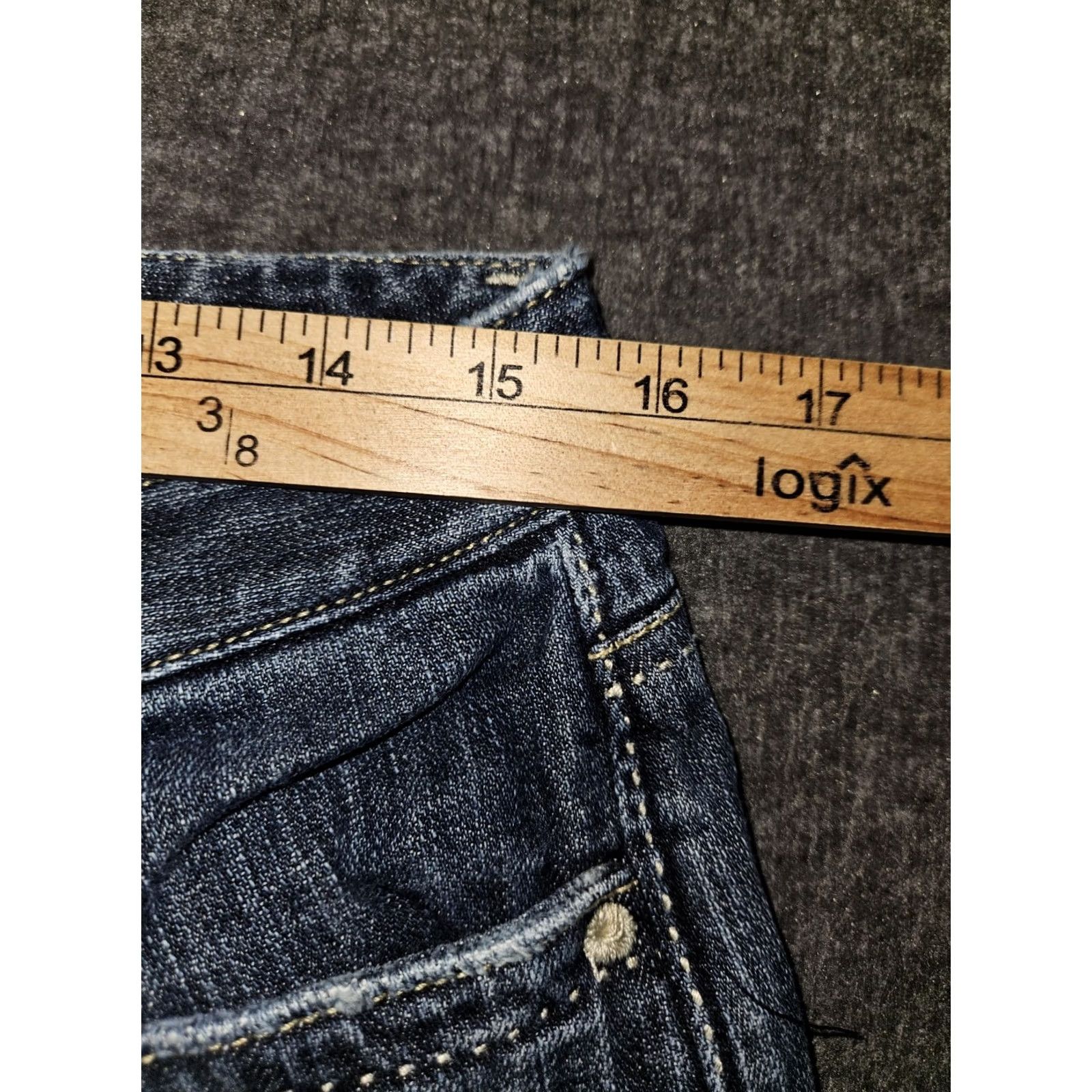 Tommy Hilfiger Tommy Hilfiger Capri Jeans Women 10 Low Rise Blue Crop Denim Logo Pockets 90s Hipster Preppy Womens Size 32" / US 10 / IT 46 - 4 Thumbnail