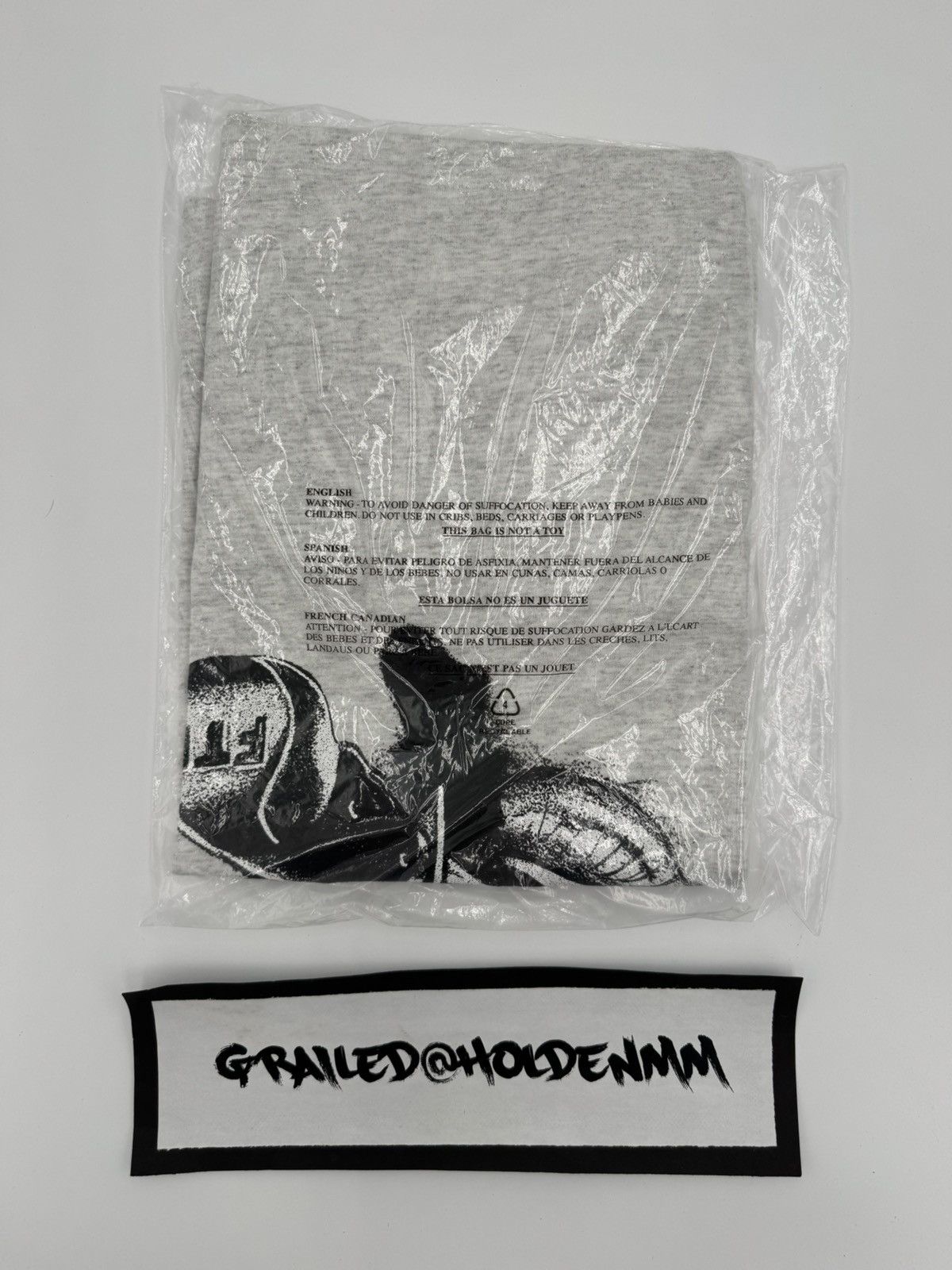 Fuck The Population FTP Pupil Tee Ash Grey Size US XL / EU 56 / 4 - 10 Thumbnail