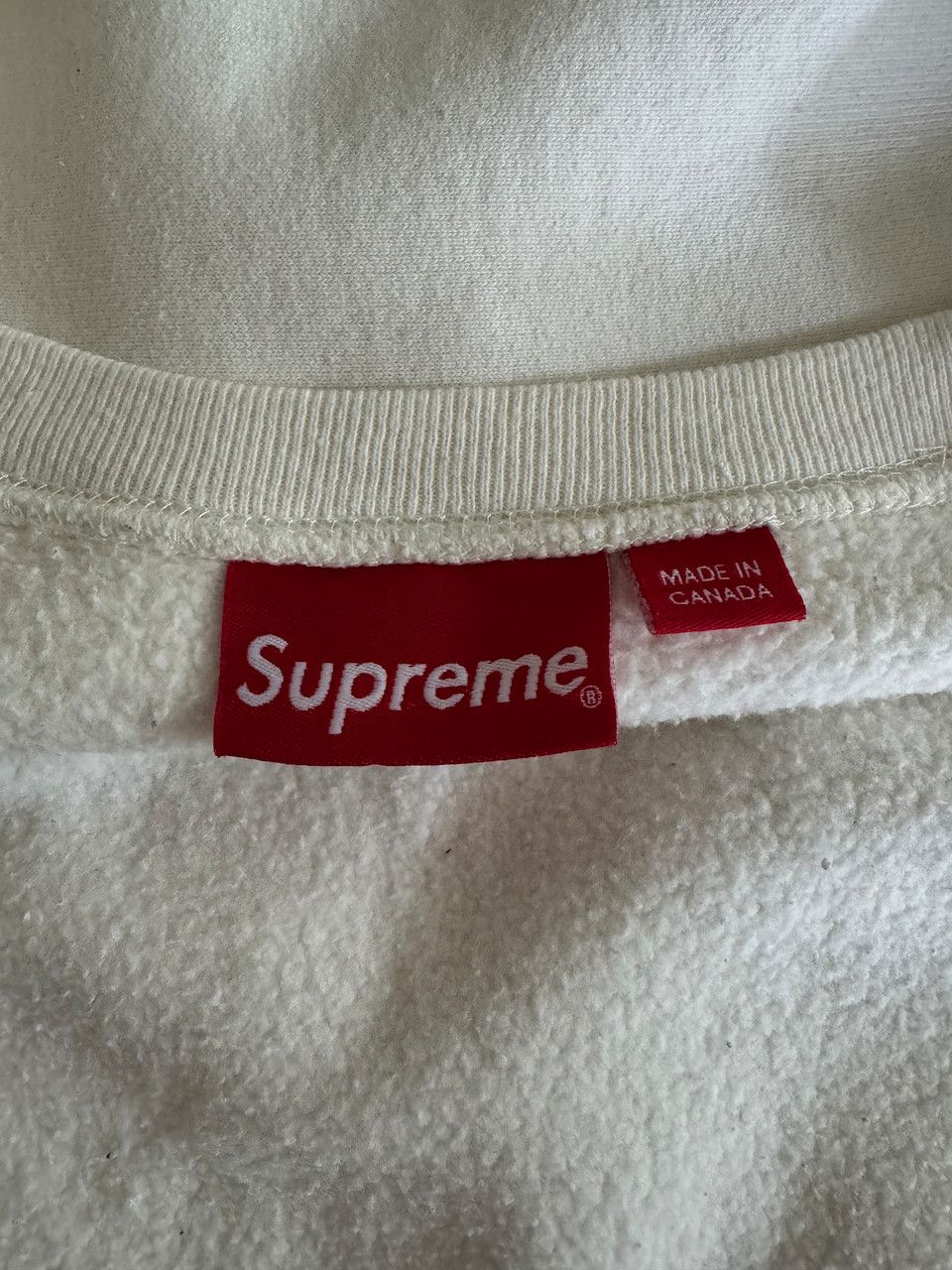 Supreme Supreme Box Logo Crewneck FW2013 - White Size US L / EU 52-54 / 3 - 5 Thumbnail
