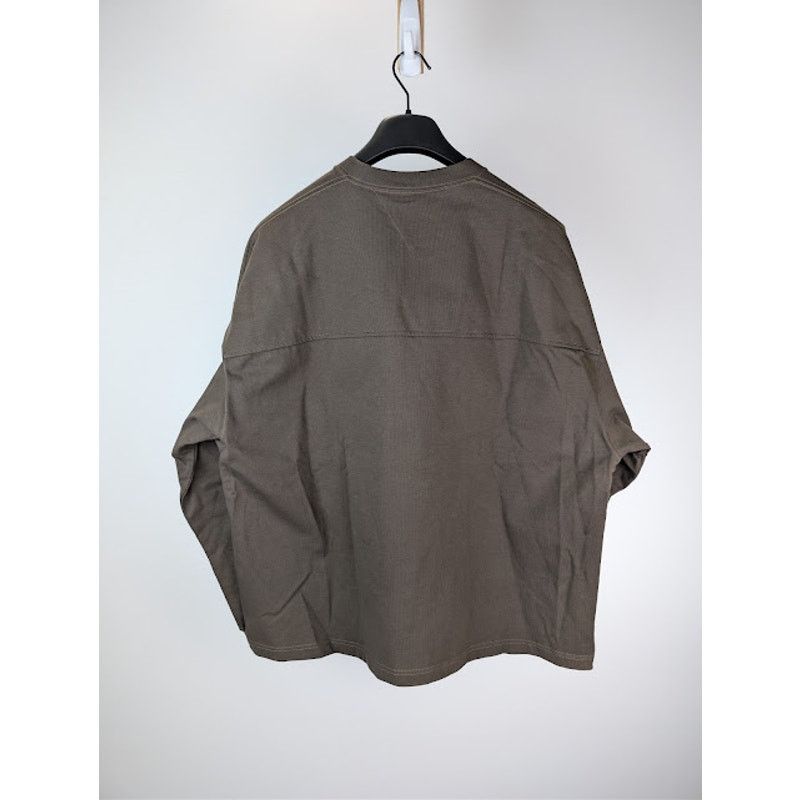 Bottega Veneta o1rshd1 Heavy Japanese Jersey Long Sleeve T-Shirt in Olive Size US M / EU 48-50 / 2 - 9 Thumbnail