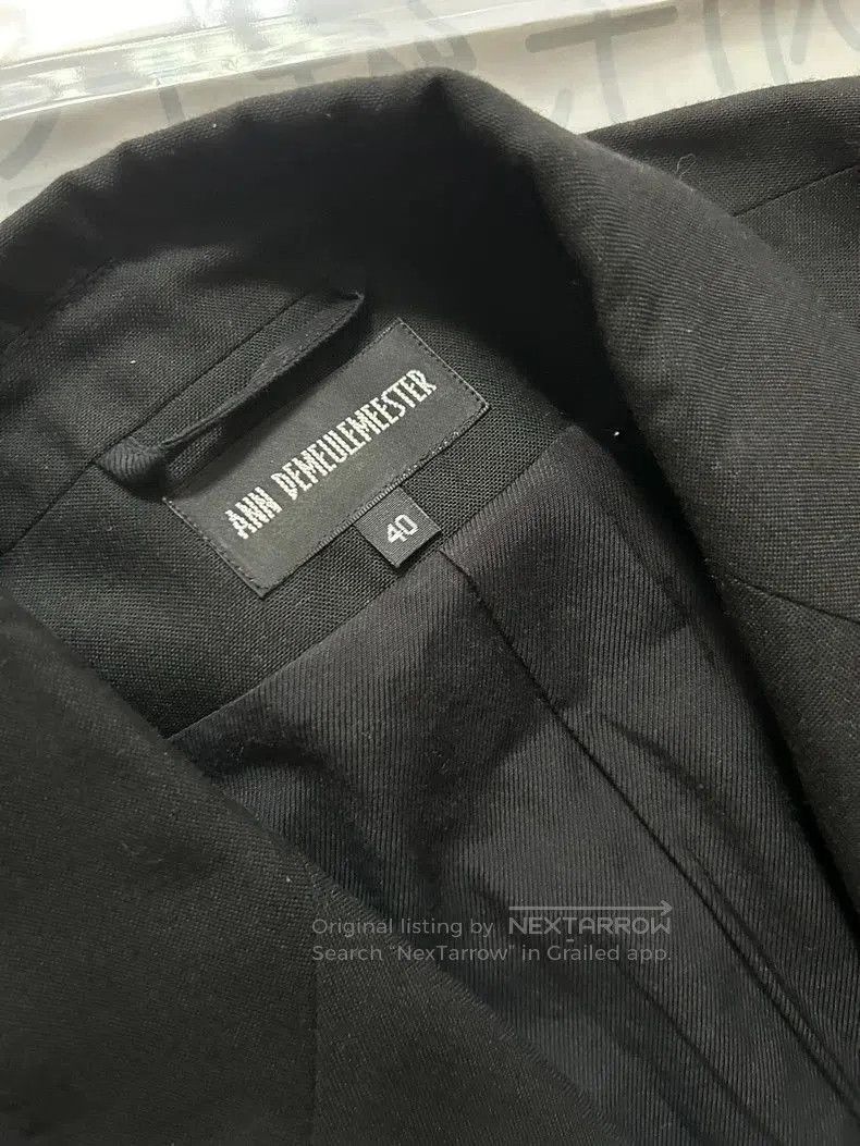 Ann Demeulemeester Ann Demeulemeester Black Blazer Size 40. Size US XXS / EU 40 - 2 Thumbnail