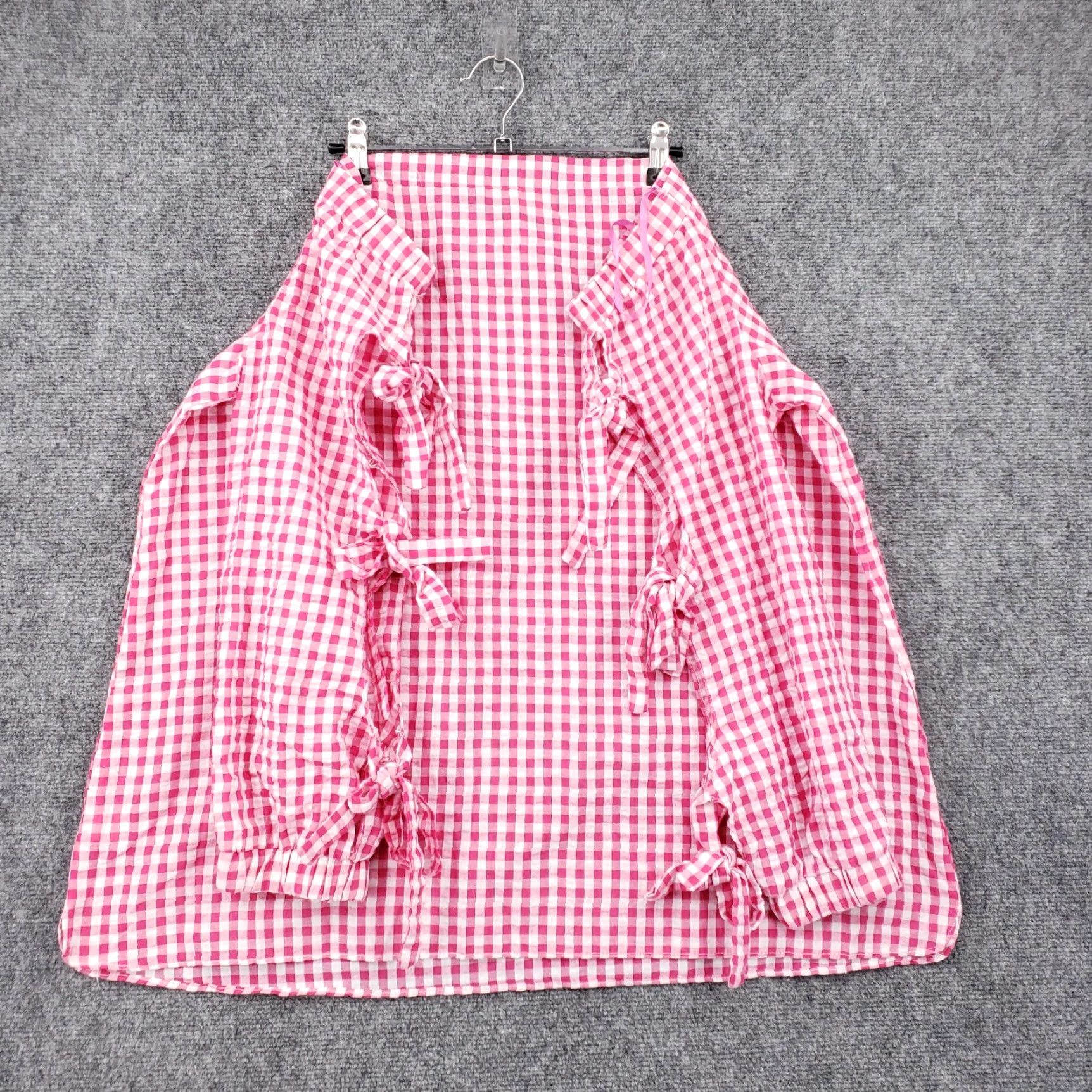 Vintage Love J Blouse Shirt Womens 3X XXXL Plus Pink Plaid Long Sleeve Shirt Blouse Size XXL / US 16-18 / IT 52-54 - 2 Thumbnail