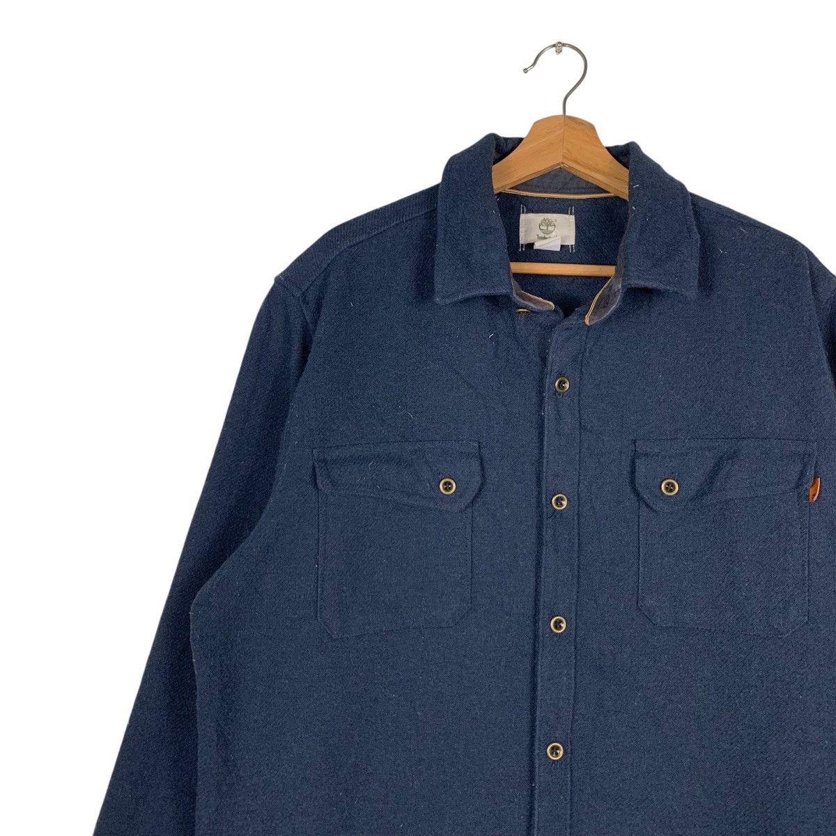 Timberland TIMBERLAND Poly Wool Flannel Shirt #1361-C61 Size US XL / EU 56 / 4 - 6 Thumbnail