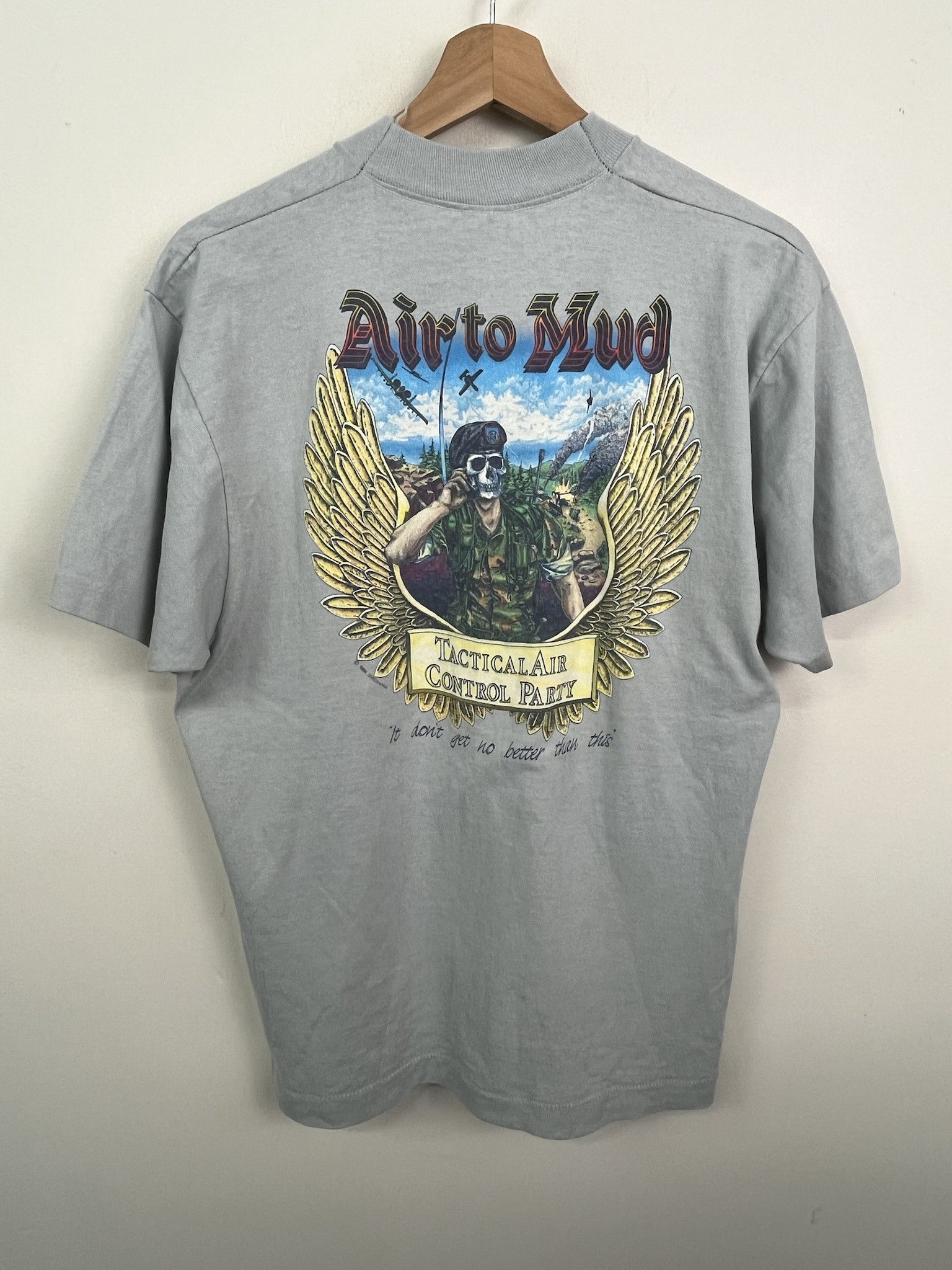 Other Vintage 1980s Air Force Air to Mud Tactical Air Control 1986 Graphic Tee Shirt Size L Size US L / EU 52-54 / 3 - 1 Thumbnail