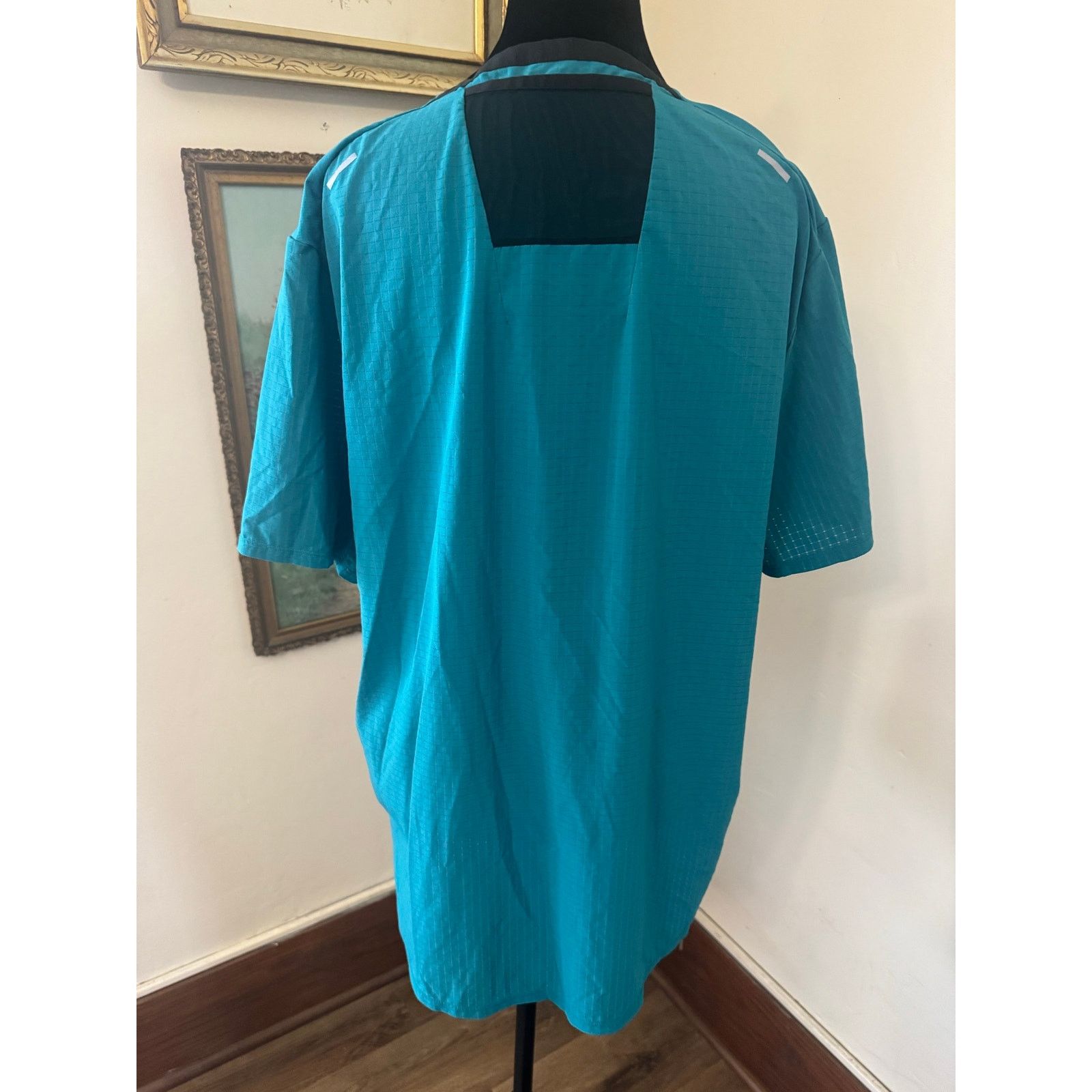 Nike Nike Trail Dri-FIT Running Shirt Teal L Lightweight Athletic Size US L / EU 52-54 / 3 - 3 Thumbnail