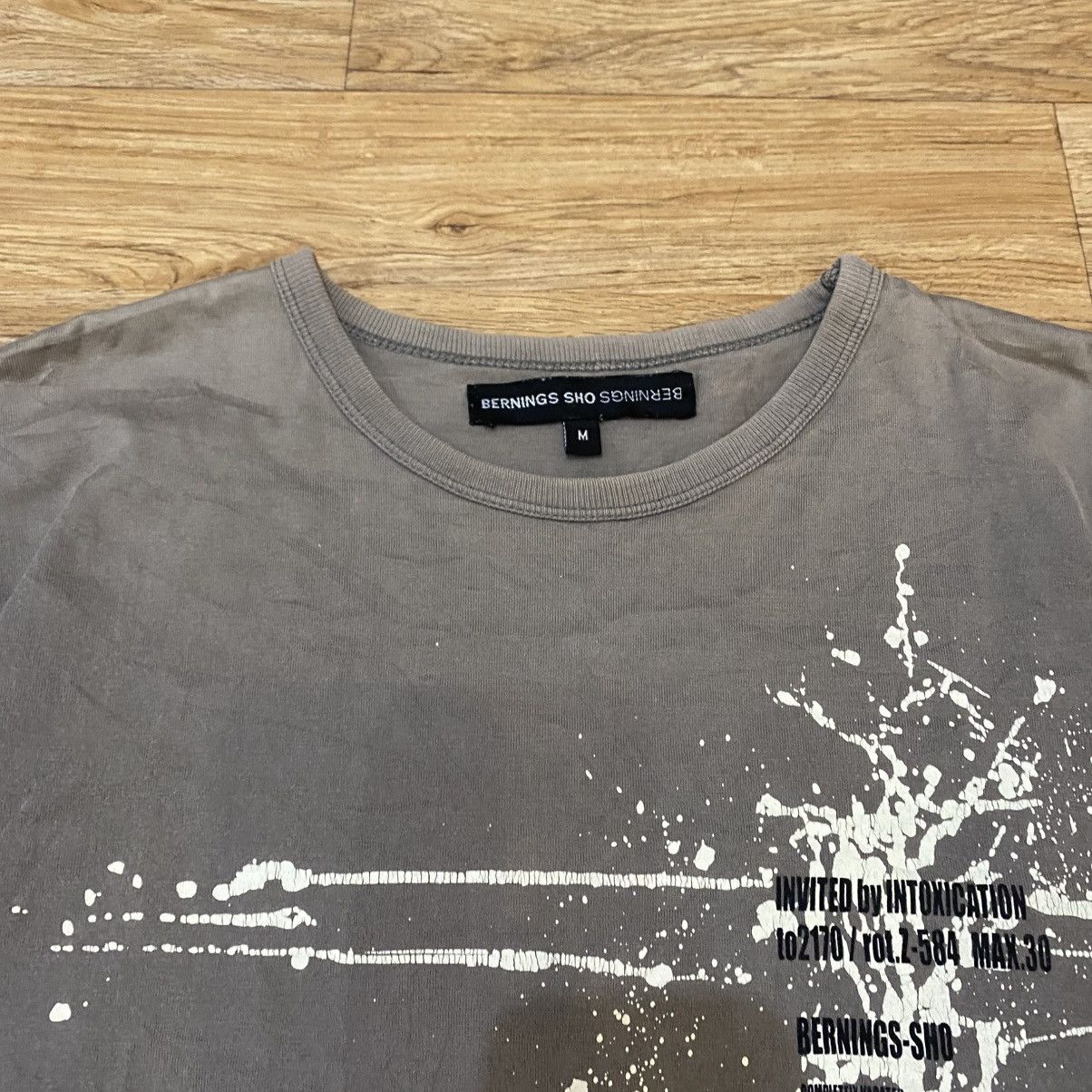 BERNINGS SHO 2000s Burnings Sho Inveted By Intoxication Faded Tee Size US M / EU 48-50 / 2 - 7 Thumbnail