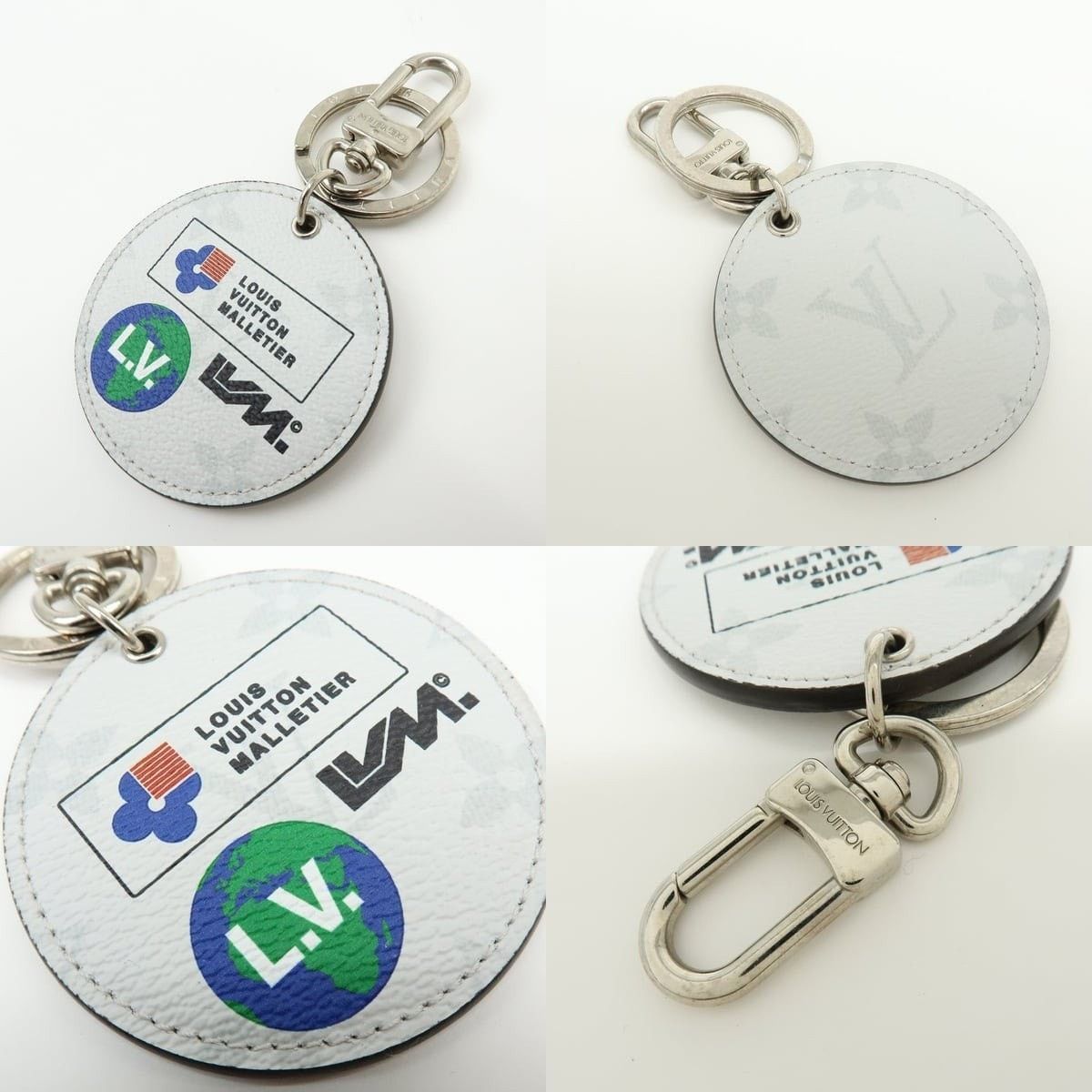 Louis Vuitton Louis Vuitton Monogram Porte Cles Round Bag Charm Key Holder Size ONE SIZE - 3 Thumbnail