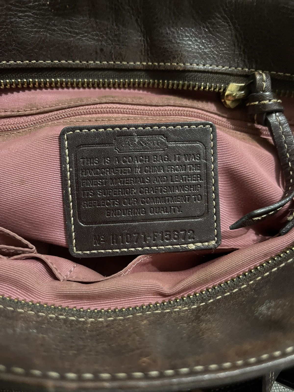 Coach ❌SOLD❌Vtg’ Coach 2000s shoulder bag🤎 Size ONE SIZE - 5 Thumbnail