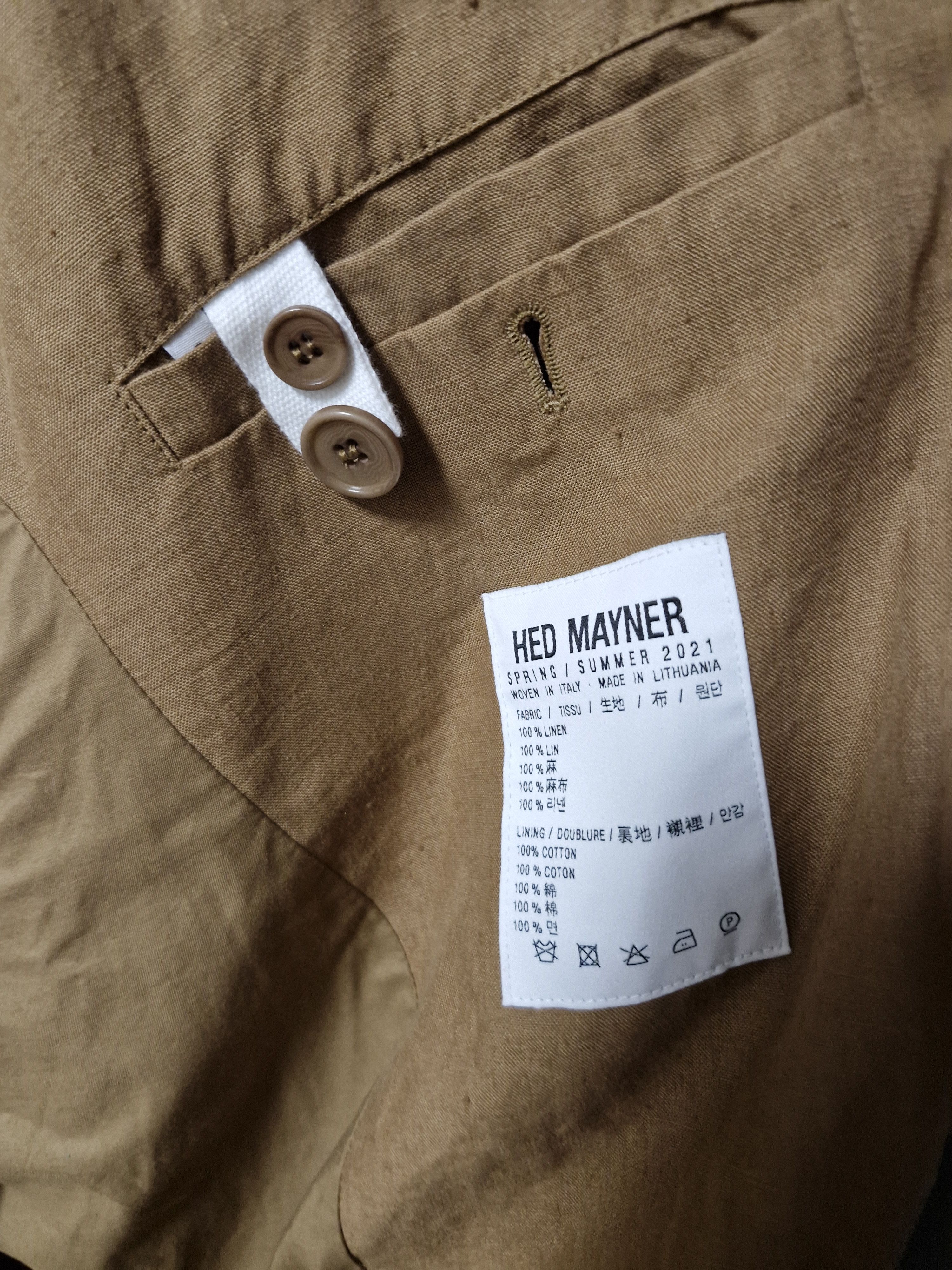Hed Mayner Linen coat Size US S / EU 44-46 / 1 - 4 Thumbnail