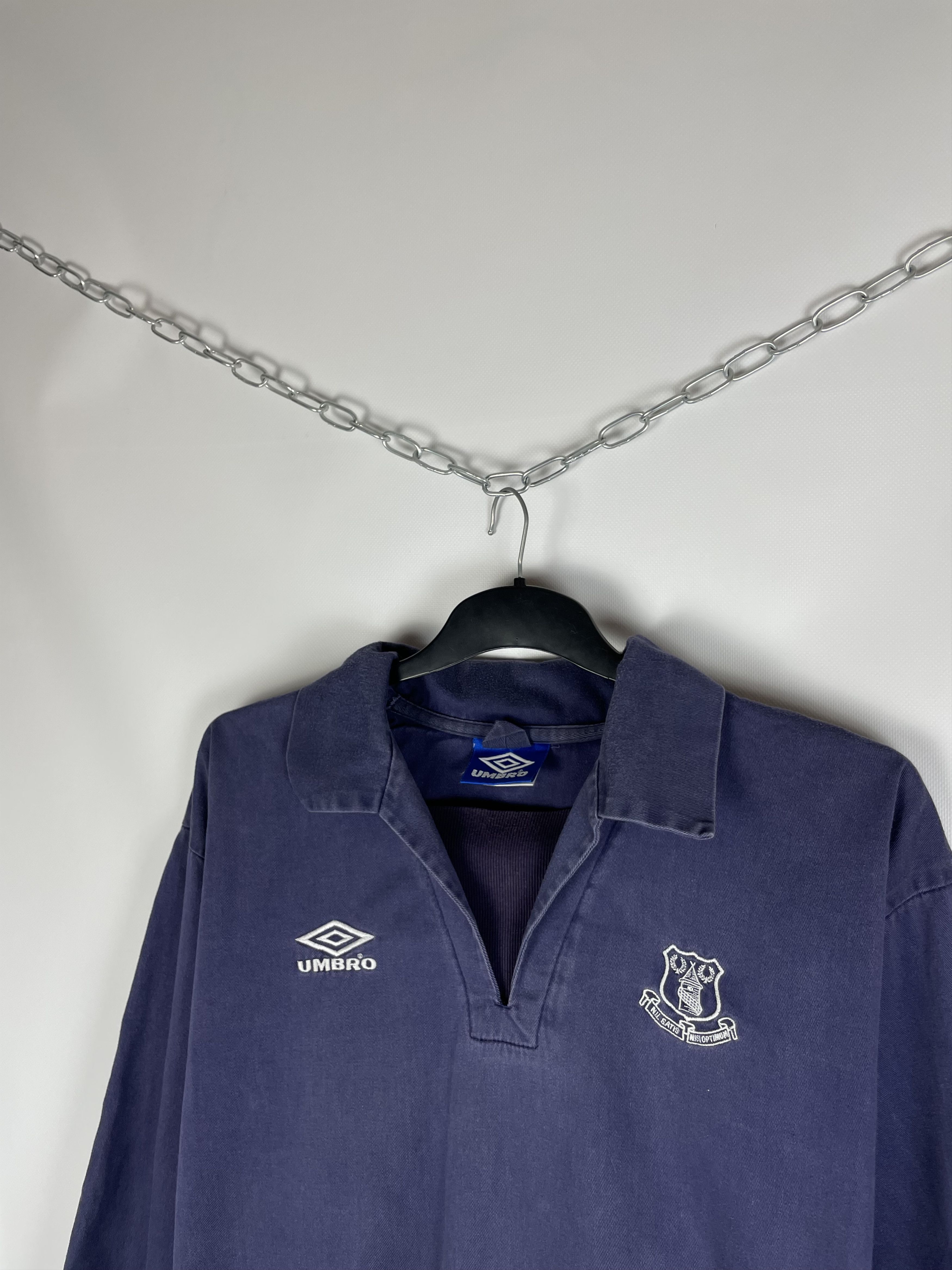 Umbro Everton 90s Rare Vintage Drill Top Umbro Jacket Size US XXL / EU 58 / 5 - 4 Thumbnail
