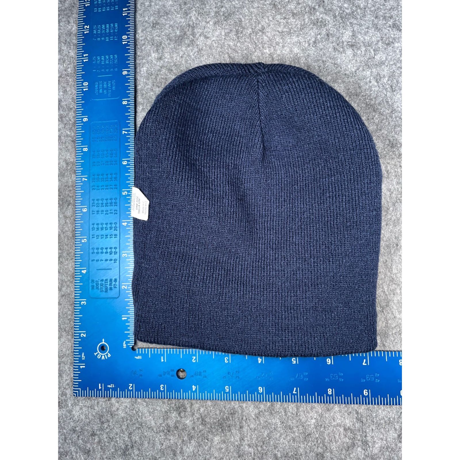 Walmart Walmart Beanie Adult One Size Blue Gray Stripe Knit 100% Acrylic Ski Hat/Cap Mens Beanie One Size Blue Stripe Ski Knit 100% Acrylic Walmart Mens Size ONE SIZE - 5 Thumbnail