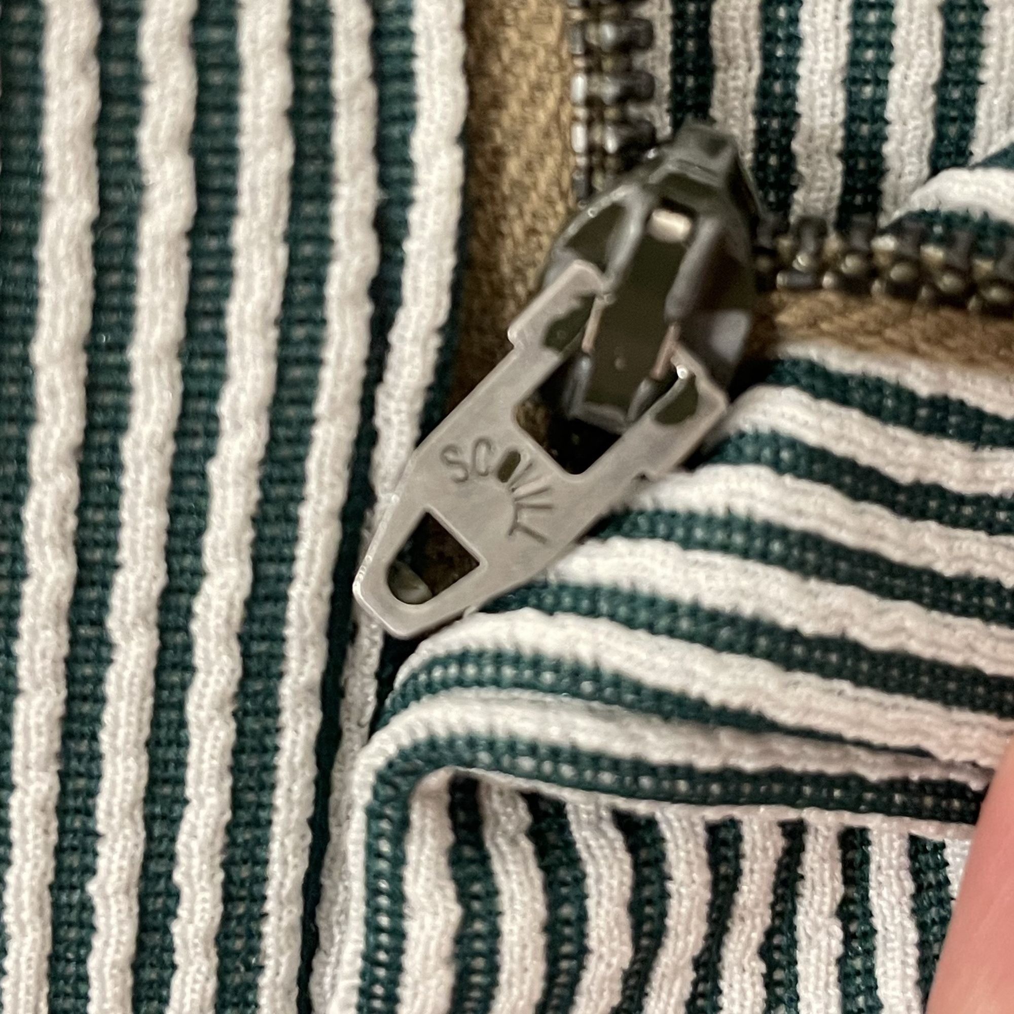 Sears Vtg Kings Road SEARS GREEN White SEERSUCKER Pants Size US 38 / EU 54 - 8 Thumbnail