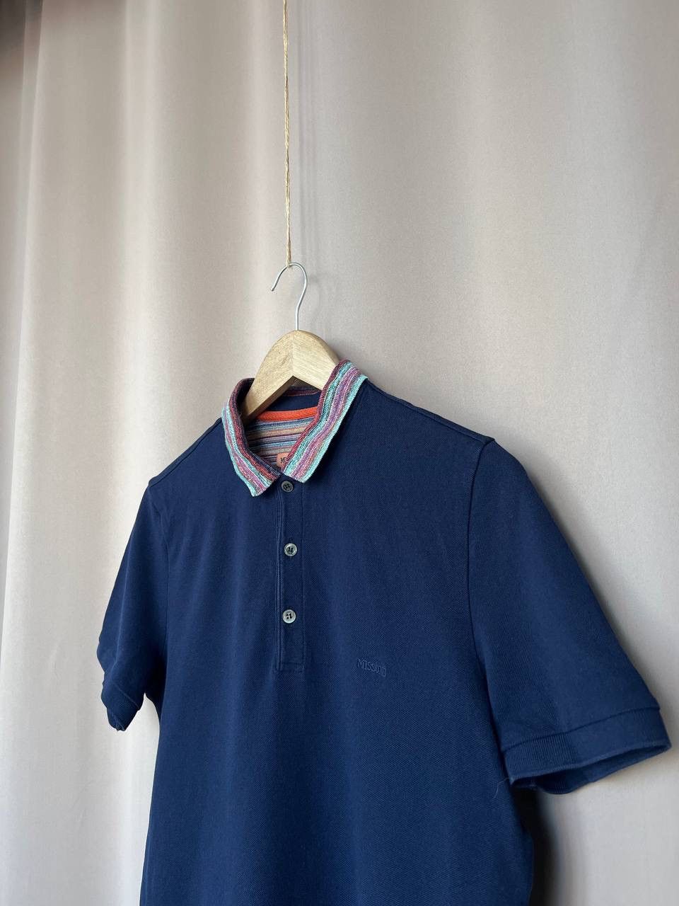 Missoni Missoni Slub Collar Polo Shirt Mens Size S Short Sleeve Size US S / EU 44-46 / 1 - 4 Thumbnail
