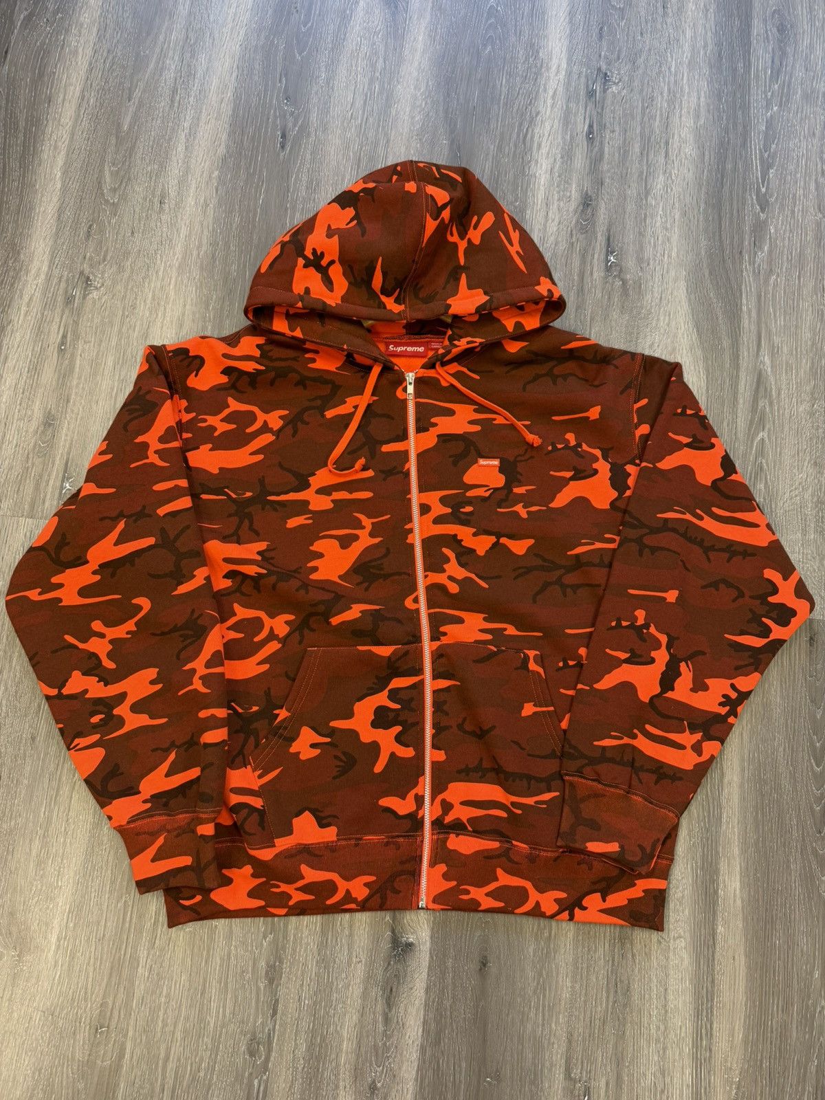 Supreme Supreme Small Box Logo Camo Zip-up Size US L / EU 52-54 / 3 - 1 Thumbnail