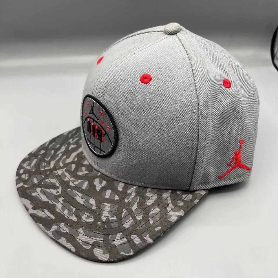 Jordan Brand Air Jordan Hat Men Camo Embroidered Logo Snap Back Cap Size ONE SIZE - 2 Thumbnail