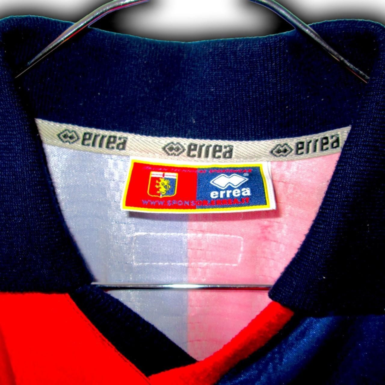 Errea Genoa Genova Italy 2002 2003 Home Shirt Jersey Size US M / EU 48-50 / 2 - 4 Thumbnail