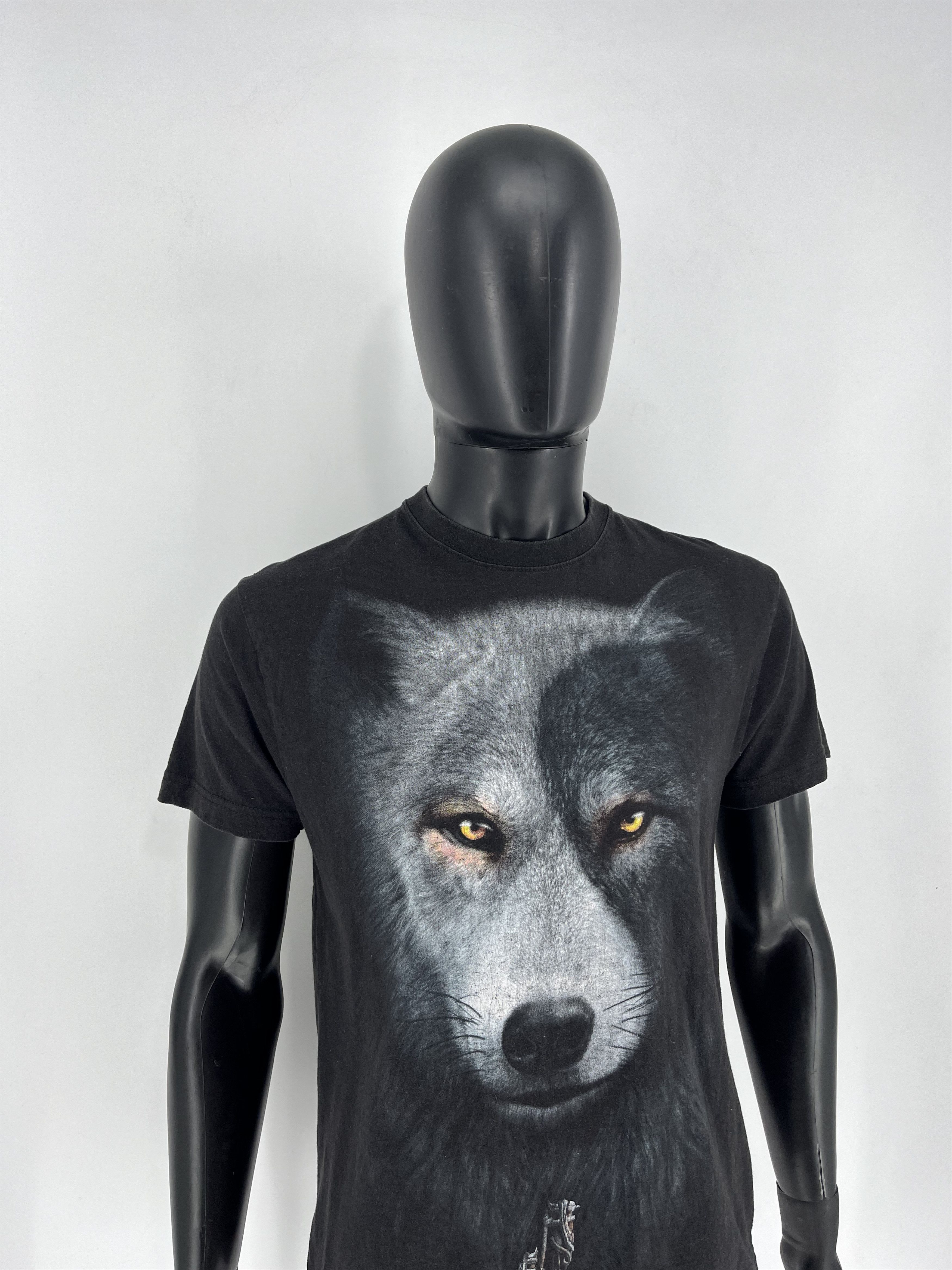 Band Tees Vintage 90s Wolf Face Boxy Fit Tee Toys Rock Spiral Size M Size US M / EU 48-50 / 2 - 3 Thumbnail