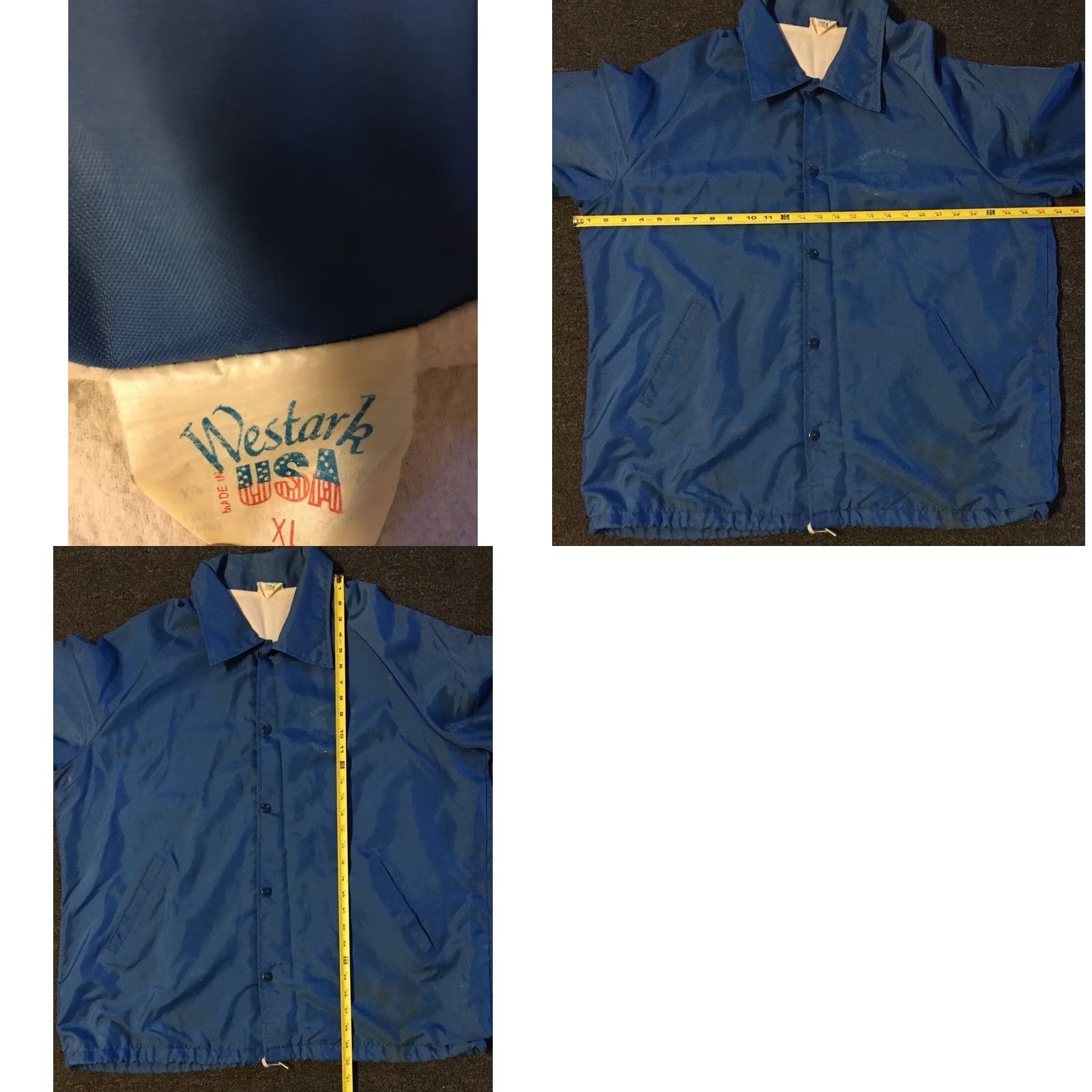 Vintage VINTAGE Prescott Lynx Lake Blue Nylon Windbreaker Jacket XL USA 80s 90s Grunge Punk College Arizona State University Mens Size US XL / EU 56 / 4 - 11 Thumbnail