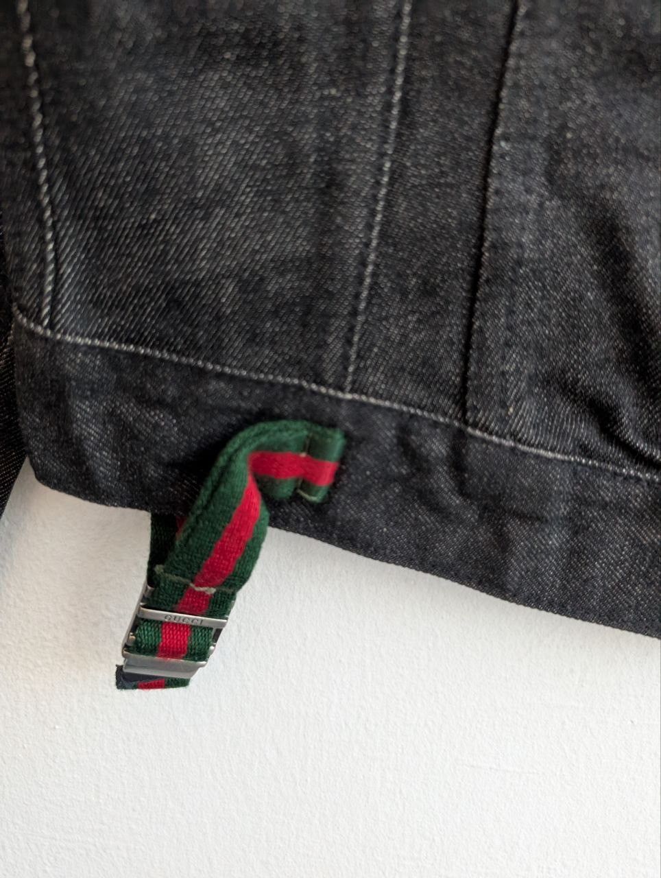 Gucci vintage 1999 GUCCI X tom ford denim jacket Size S / US 4 / IT 40 - 6 Thumbnail