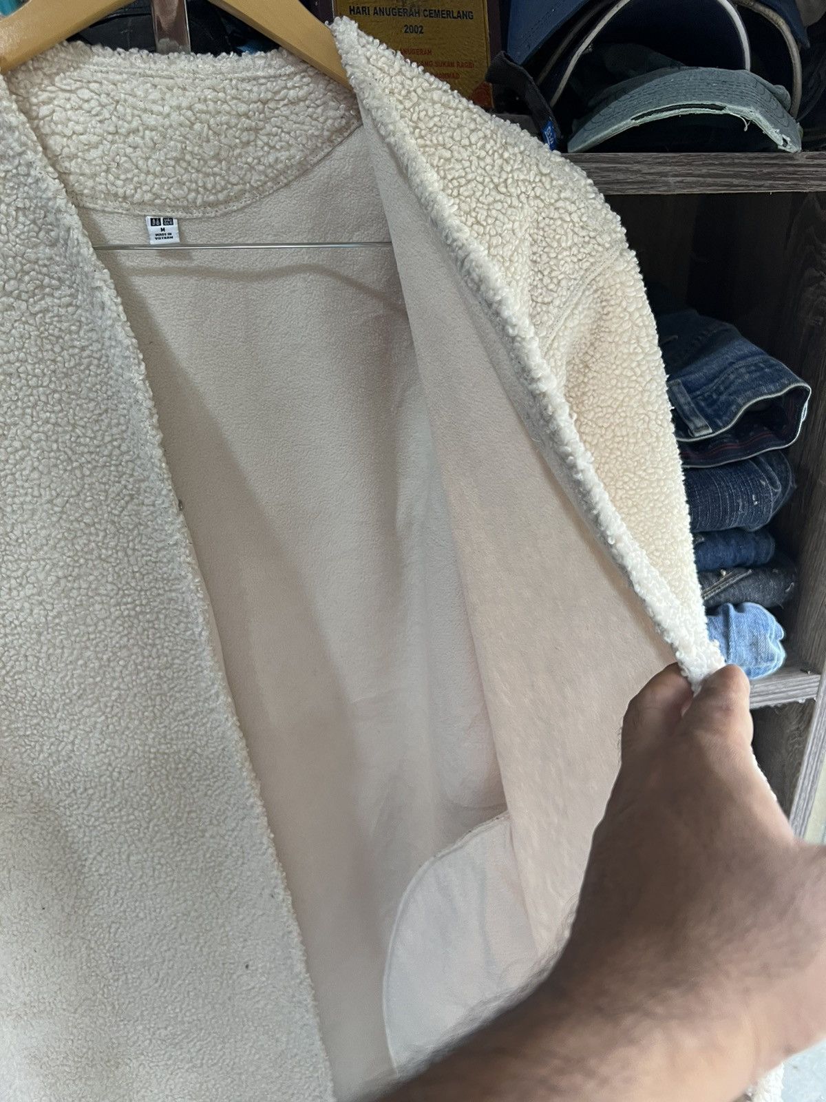Uniqlo 🔥Uniqlo Deep Pile Sherpa Long Cardigan Size US S / EU 44-46 / 1 - 10 Thumbnail