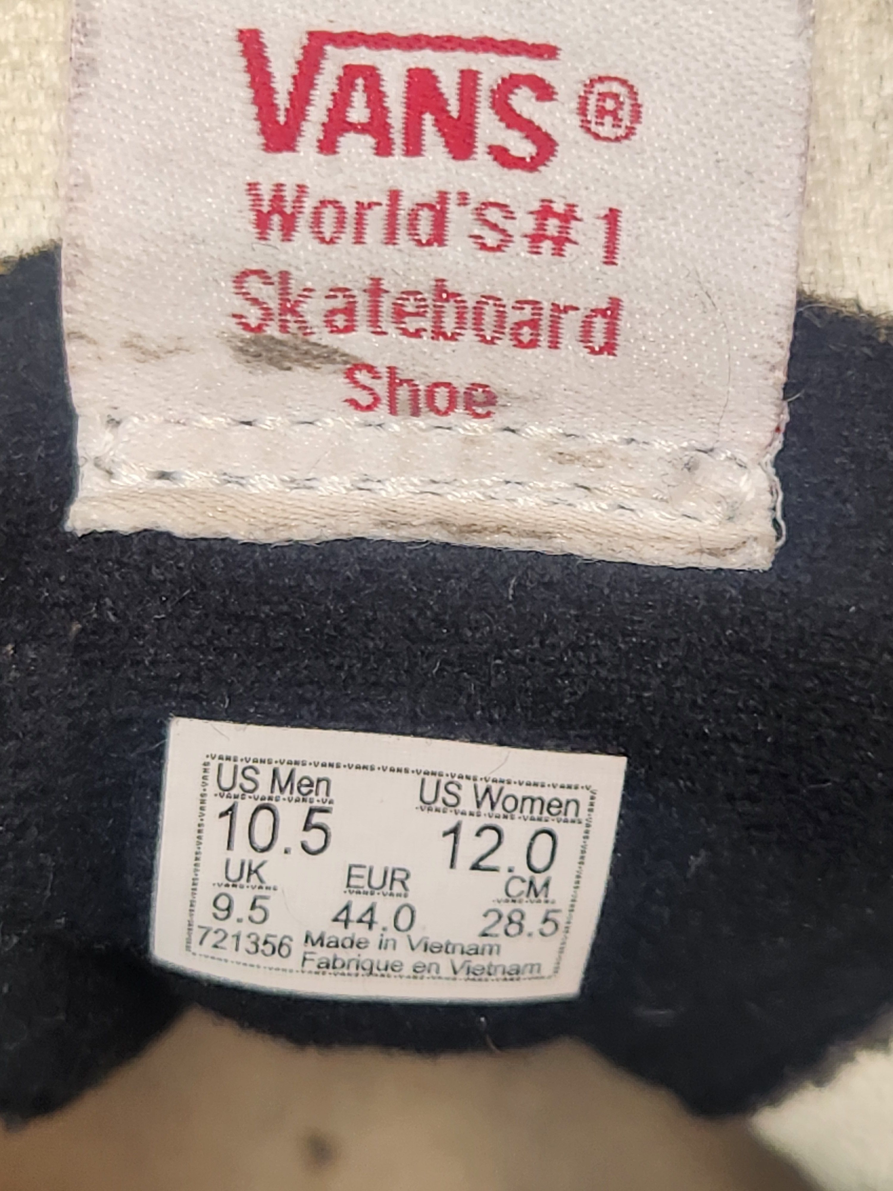 Vans sk8 hi skateboarding Size US 10.5 / EU 43-44 - 9 Thumbnail