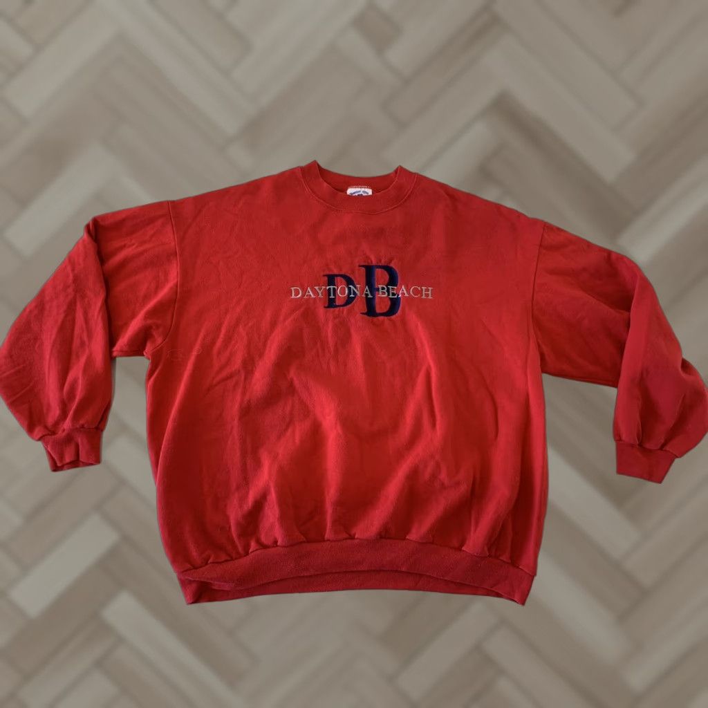 Vintage VTG Tennessee River Crewneck Sweatshirt Men's XL USA Red Size US XL / EU 56 / 4 - 1 Thumbnail