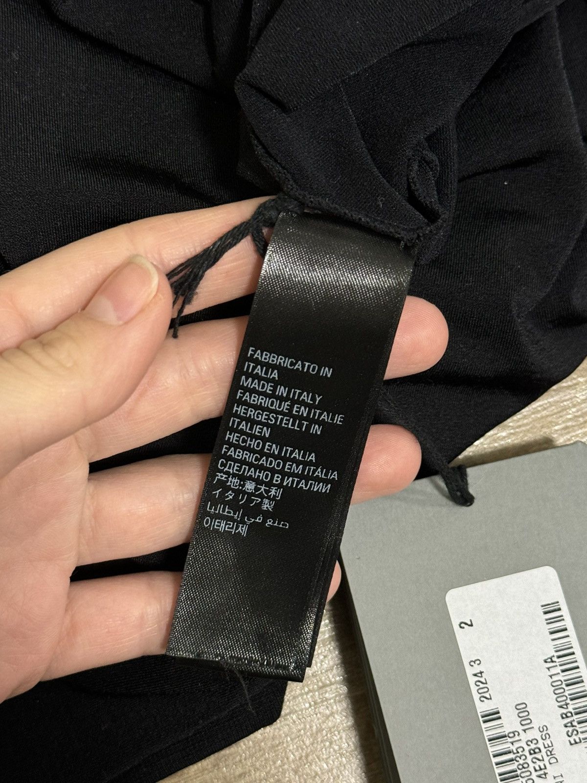 Balenciaga Women’s Balenciaga Long Sleeve Black Mini Dress Size L / US 10 / IT 46 - 15 Thumbnail
