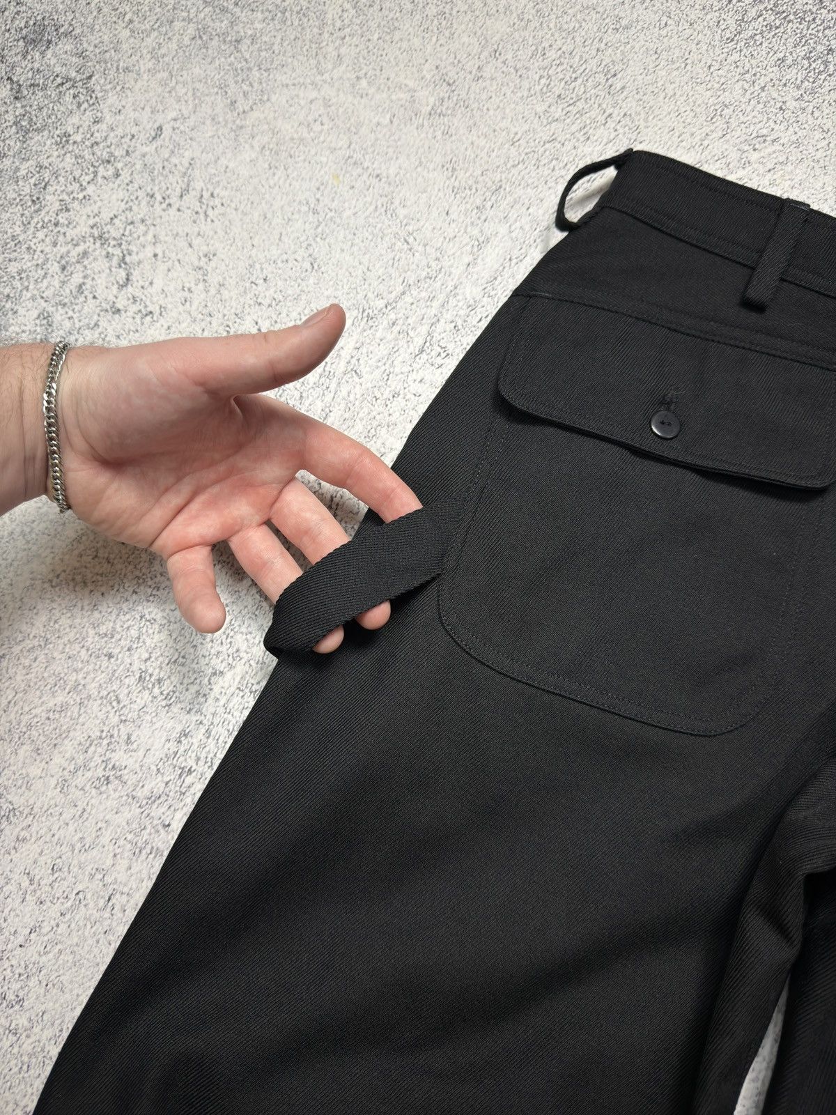 Simone Rocha Simone Rocha RARE Runway Sample Black Cargo Trousers UK 6 Size US 30 / EU 46 - 15 Thumbnail