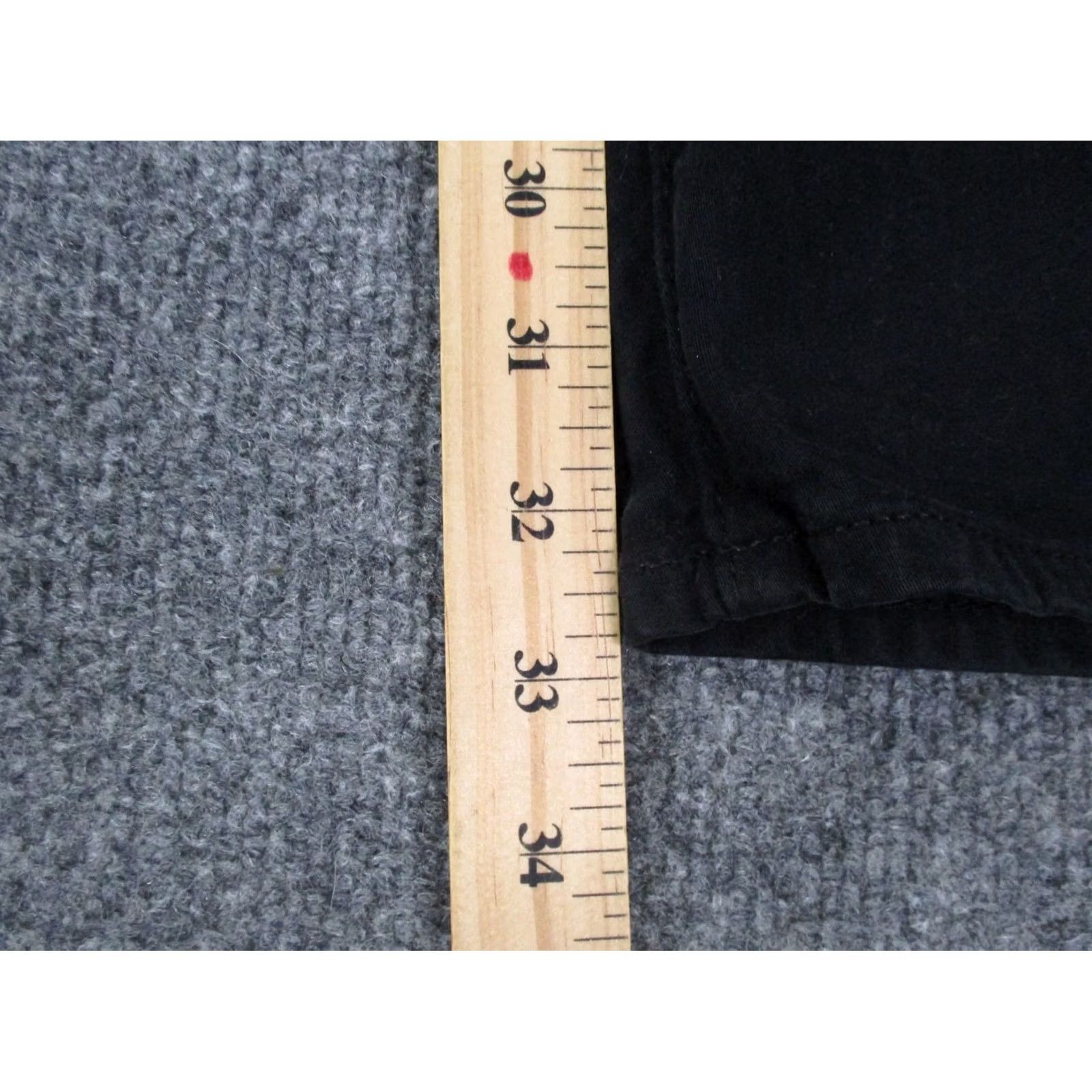 Denime AG Adriano Goldschmied Jeans Men 33 X 32 Black Denim The Graduate Tailored Leg Jeans Size US 34 / EU 50 - 4 Thumbnail