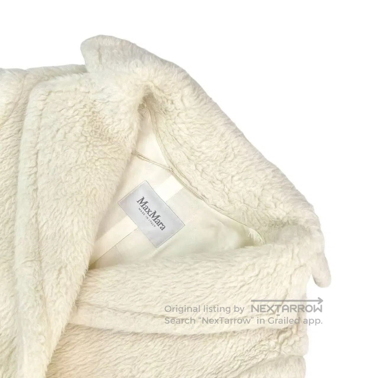 Max Mara Max Mara Teddy white coat| Size XS / US 0-2 / IT 36-38 - 3 Thumbnail